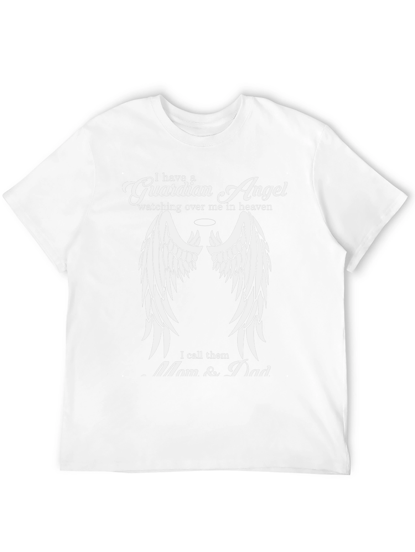 Guardian Angel Mom & Dad Memorial T-Shirt