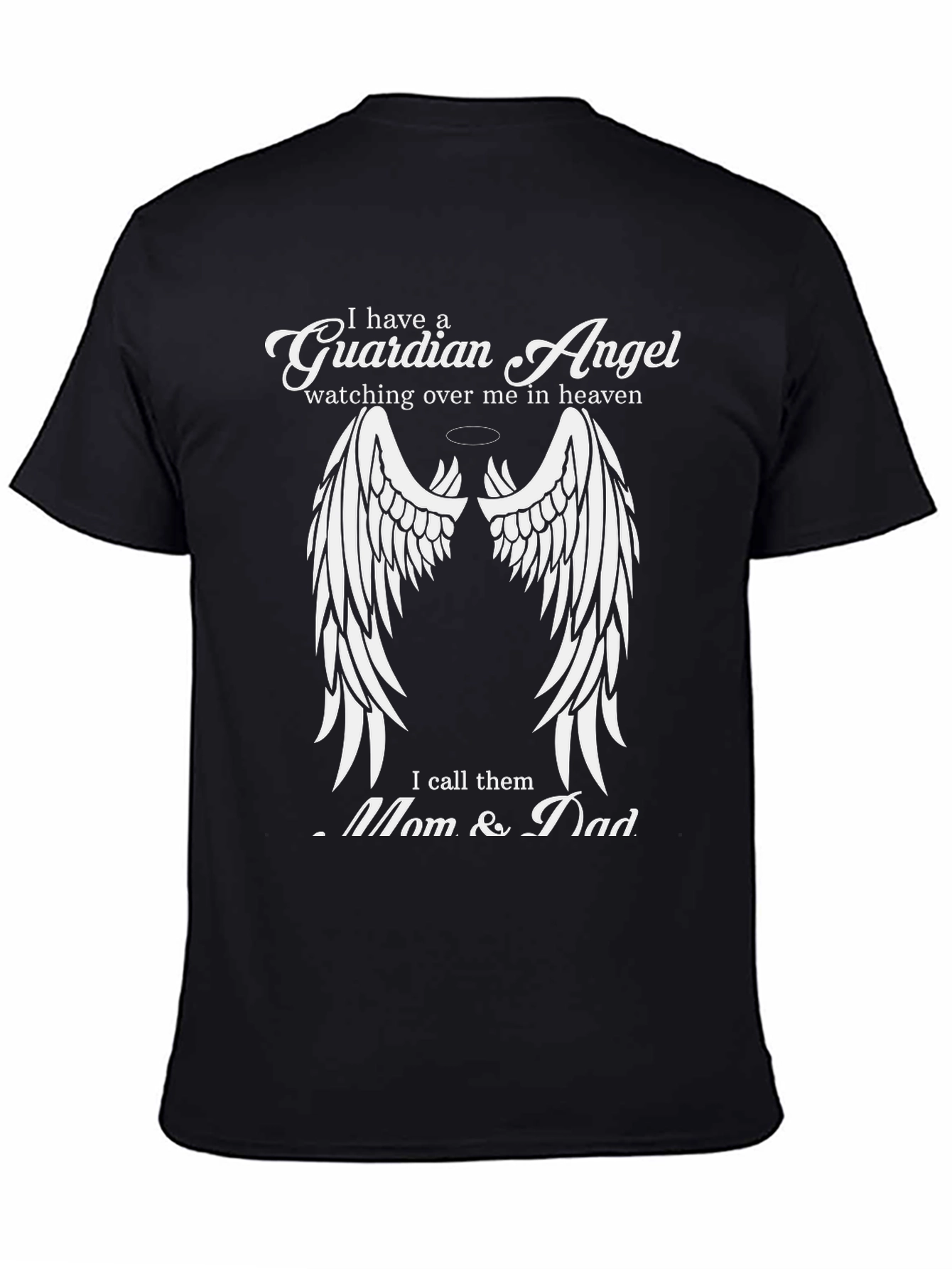 Guardian Angel Mom & Dad Memorial T-Shirt