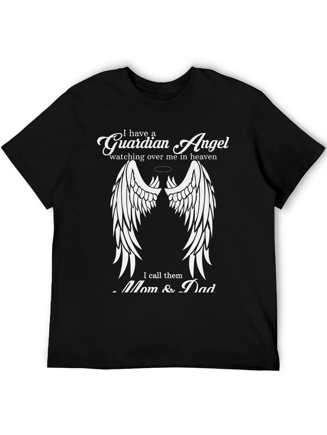 Guardian Angel Mom & Dad Memorial T-Shirt