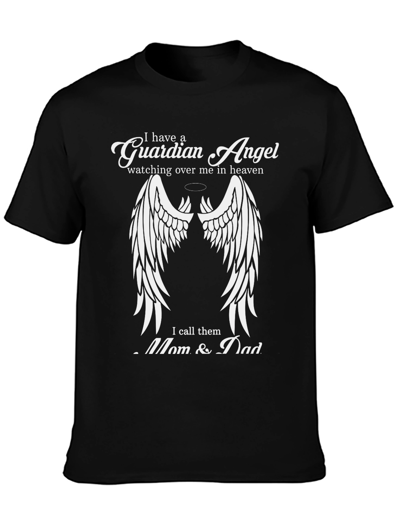 Guardian Angel Mom & Dad Memorial T-Shirt