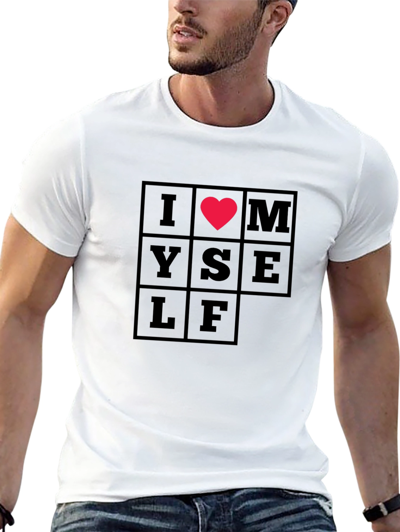I Heart Myself T-Shirt - Trendy Graphic Tee