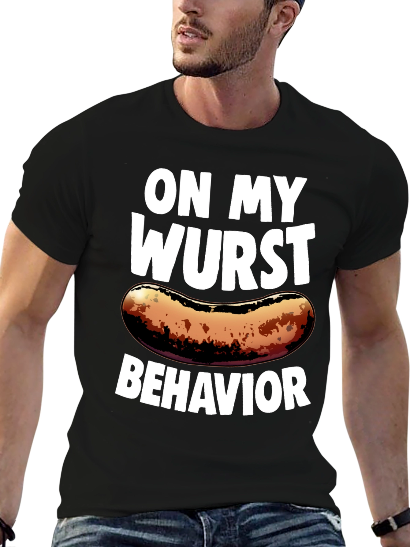 Wurst Behavior Graphic Tee - Funny Food T-Shirt