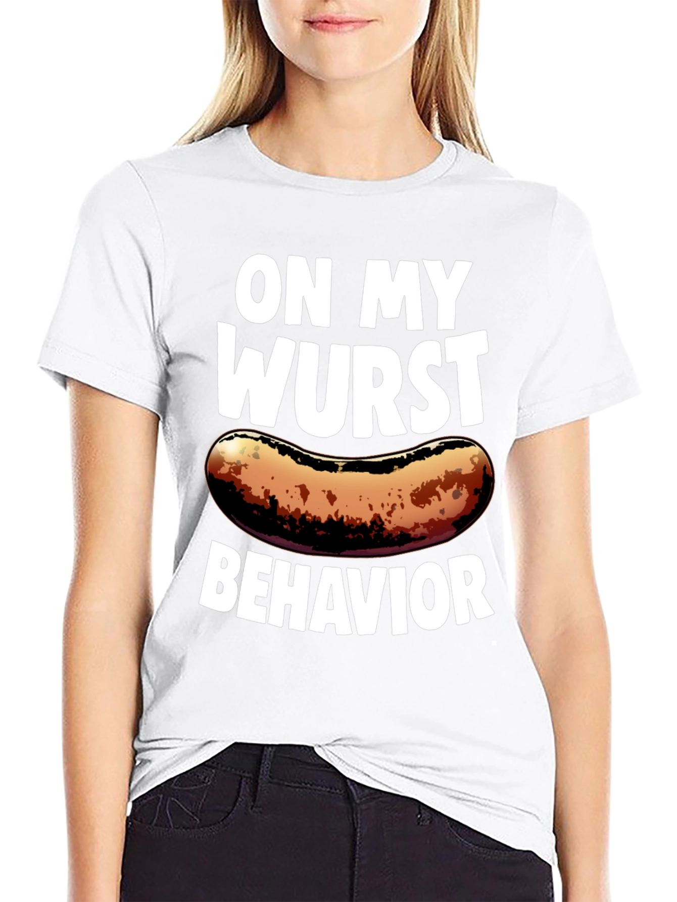 Wurst Behavior Graphic Tee - Funny Food T-Shirt