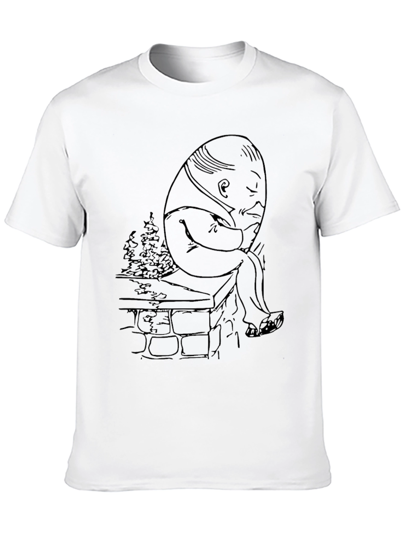 Humpty Dumpty Graphic Tee - Classic Character Design