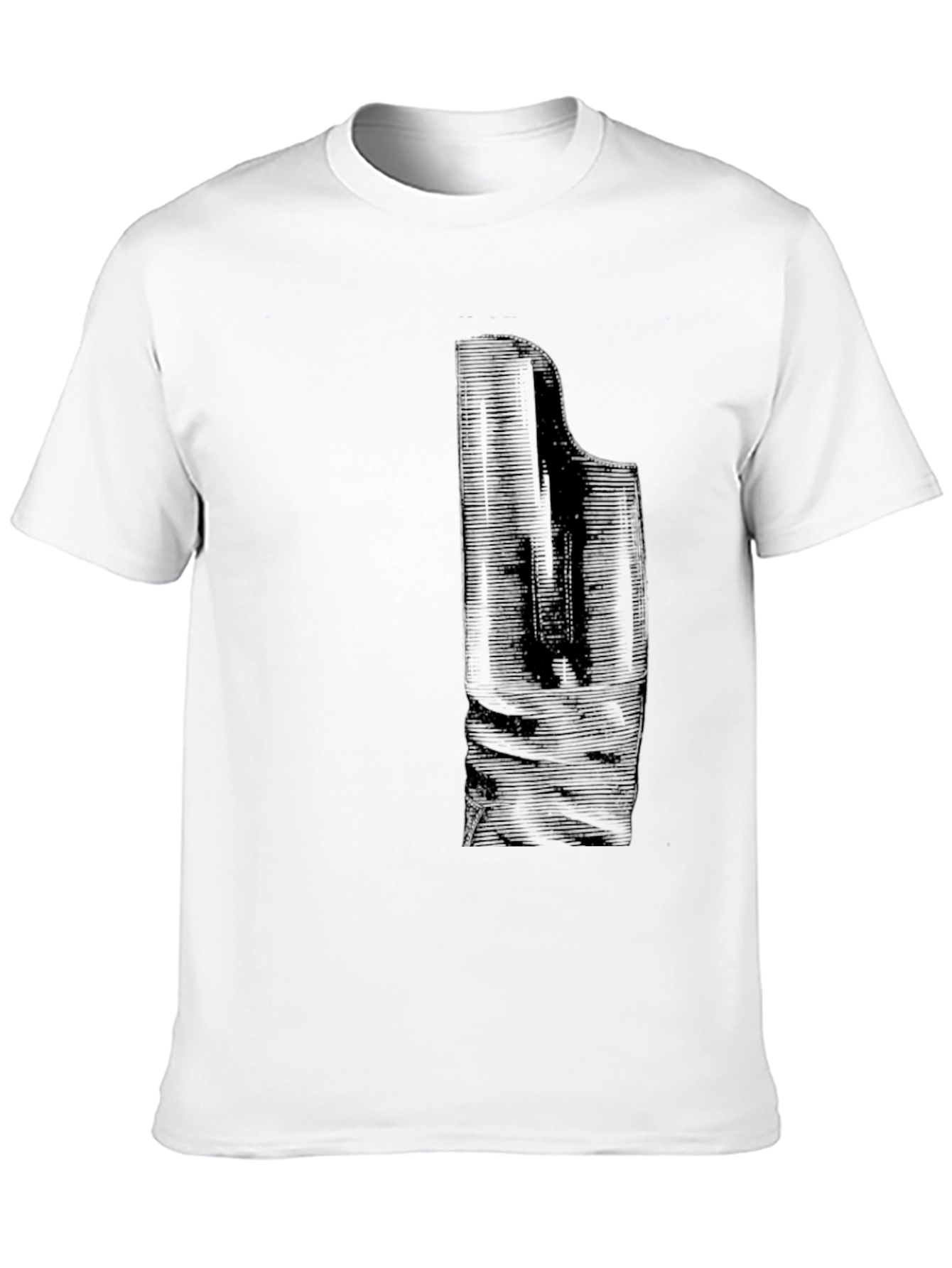Black Piano Graphic Tee - Casual Mens T-Shirt
