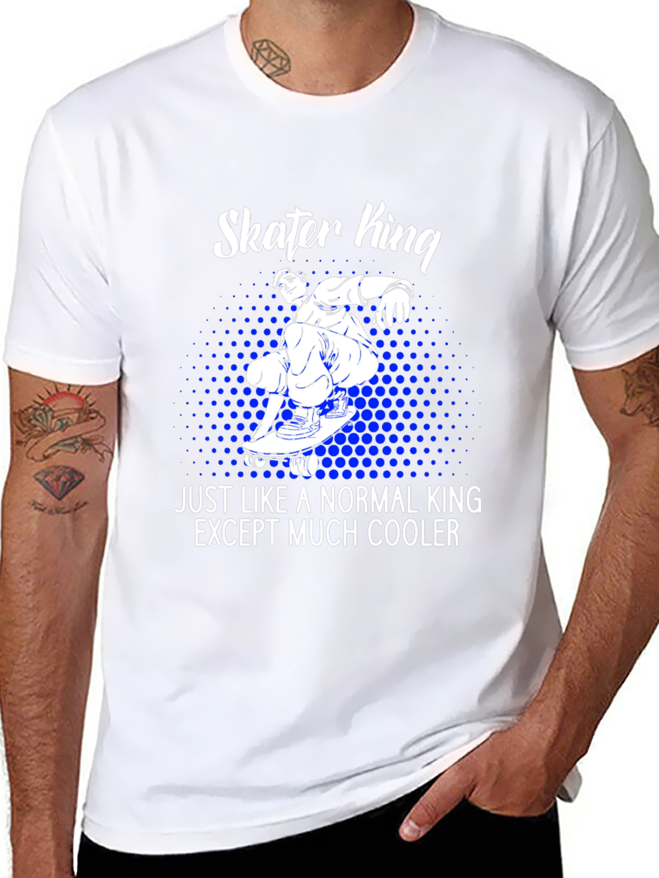 Skater King T-Shirt - Cool Graphic Tee