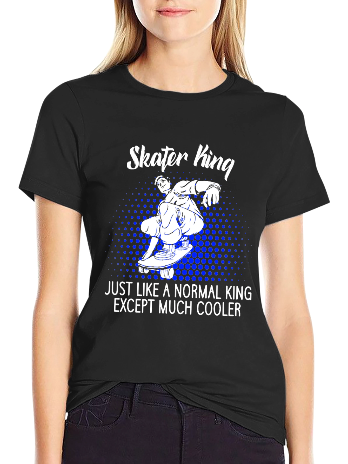 Skater King T-Shirt - Cool Graphic Tee