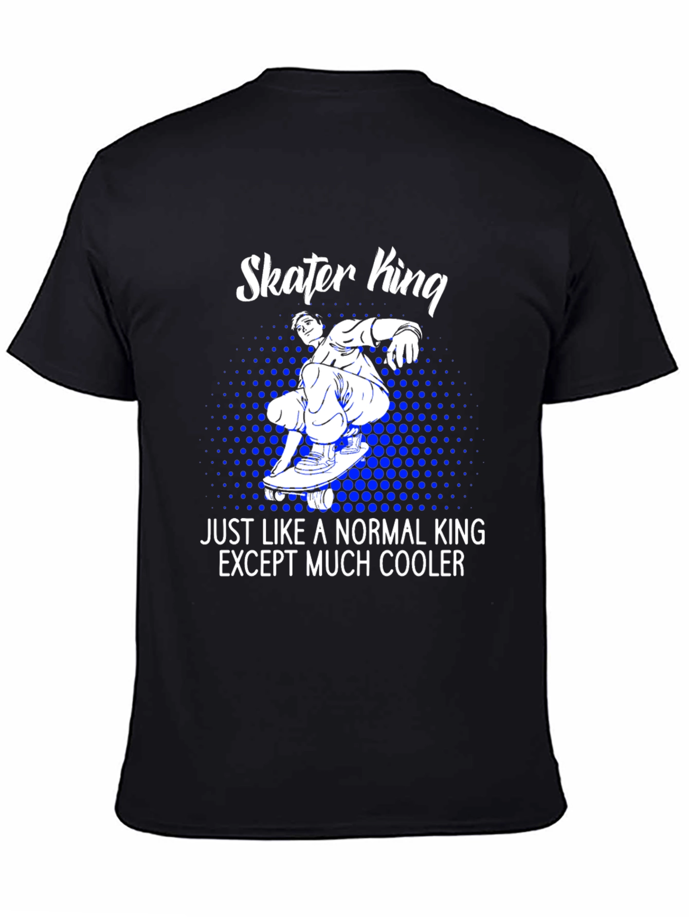 Skater King T-Shirt - Cool Graphic Tee