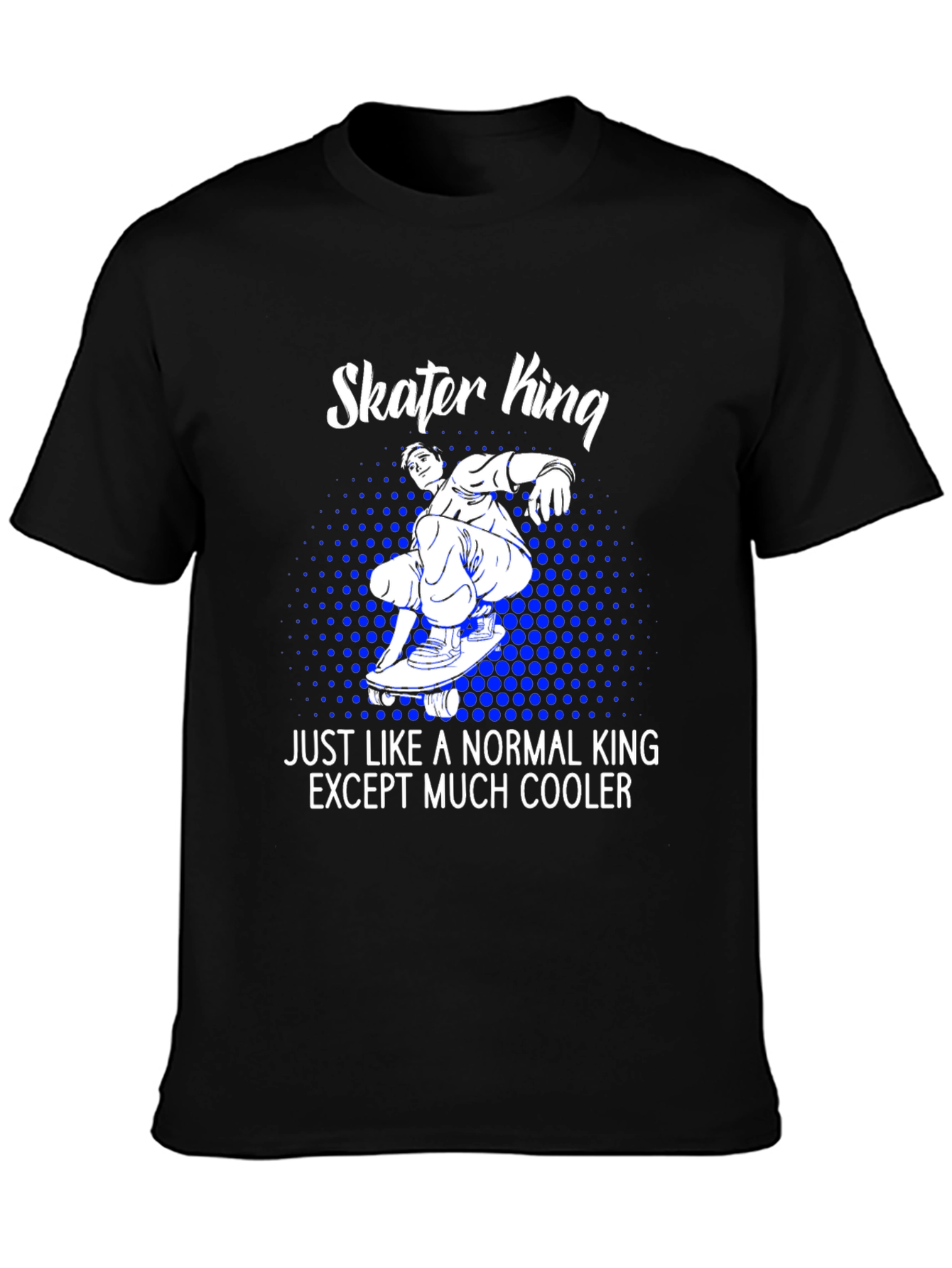 Skater King T-Shirt - Cool Graphic Tee
