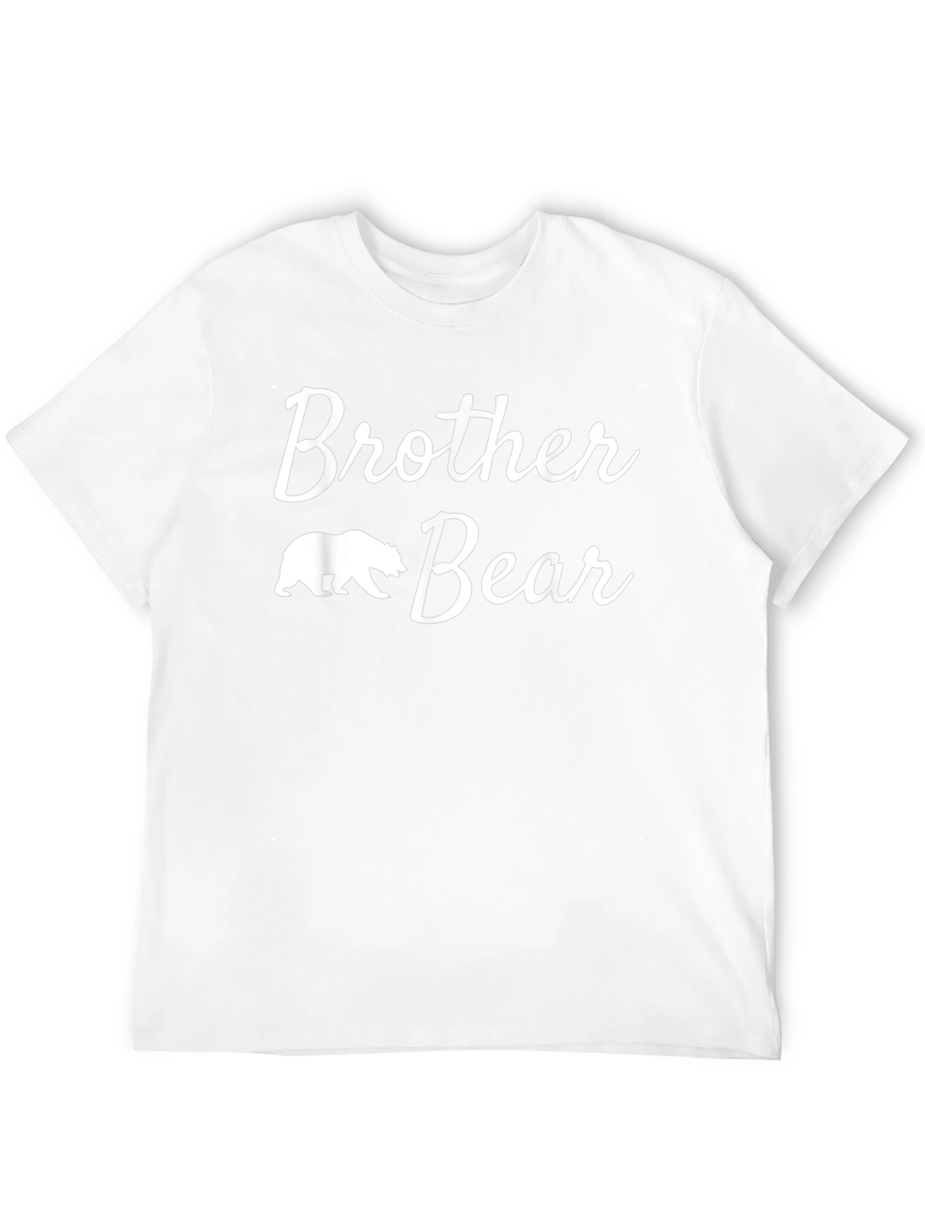 Brother Bear Graphic Tee - Black Cotton Blend