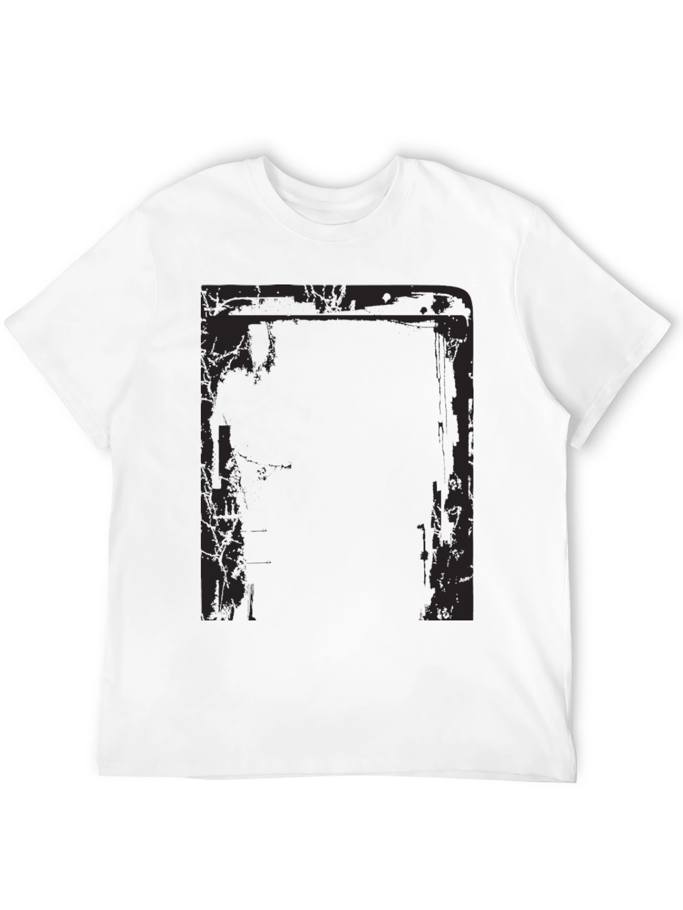 Graphic Print Black T-Shirt