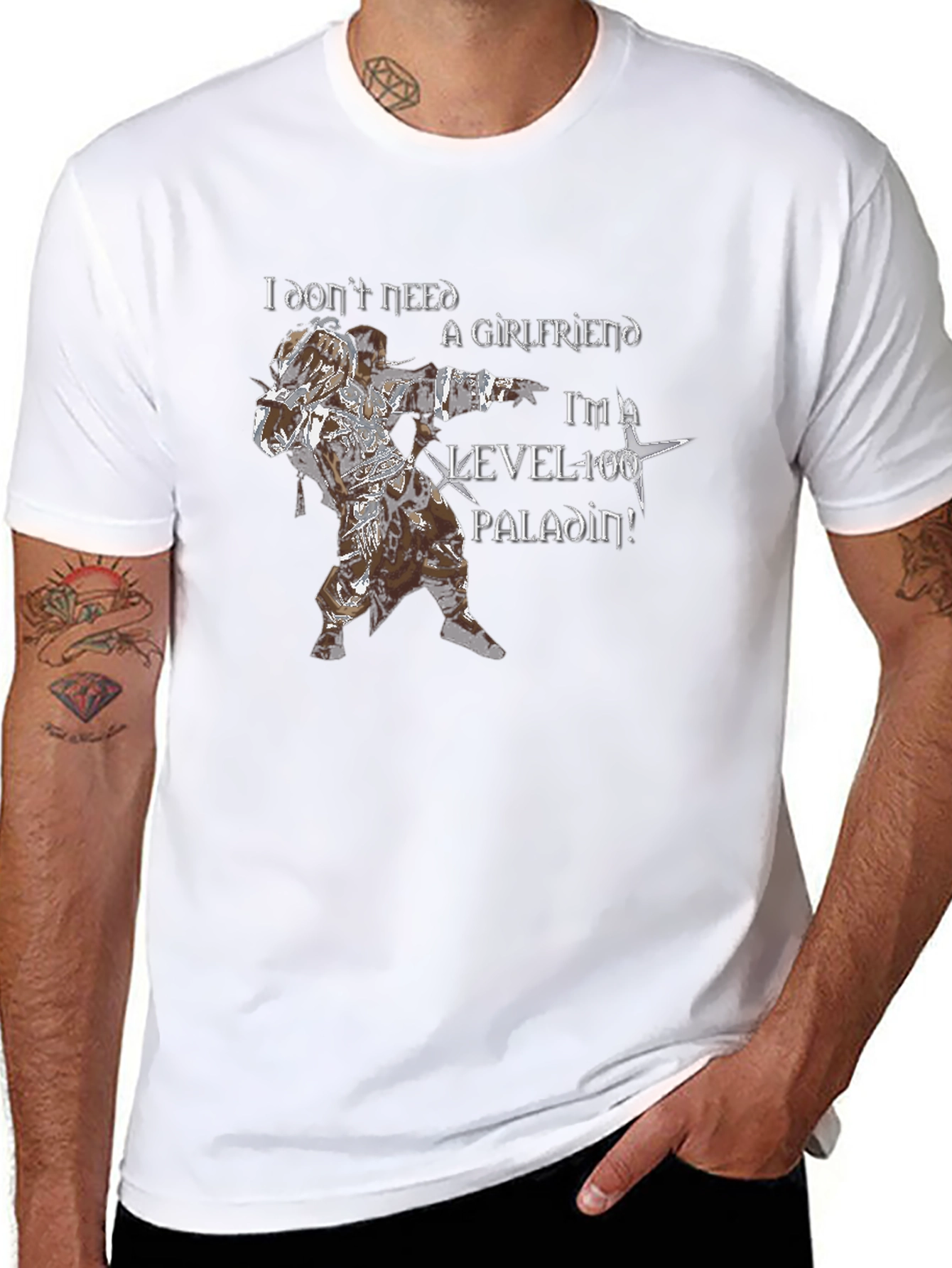 Level 100 Paladin Graphic Tee