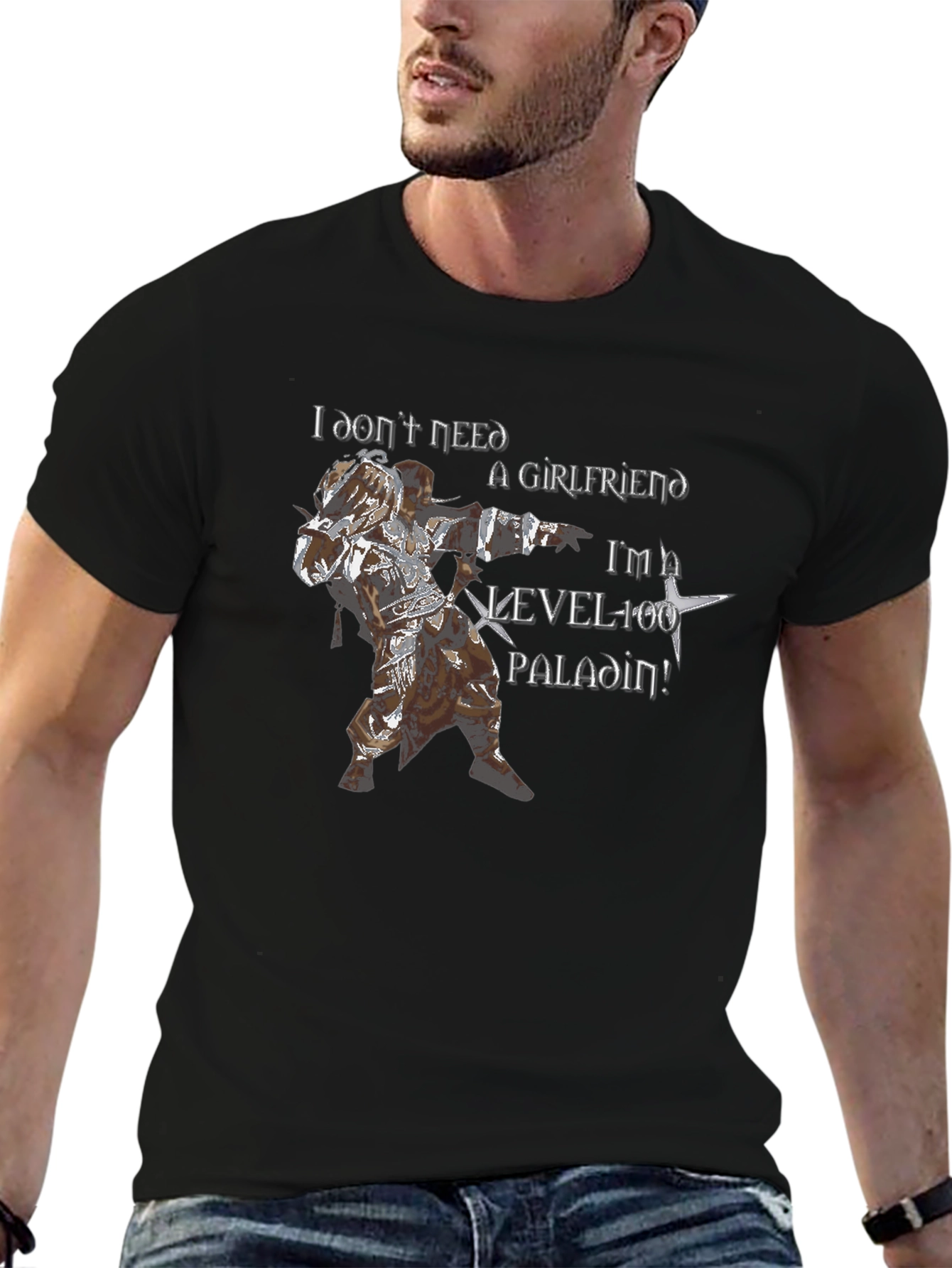 Level 100 Paladin Graphic Tee