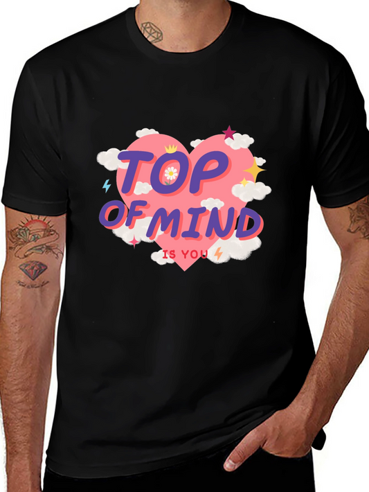 Top of Mind Tee - Heart Cloud Design