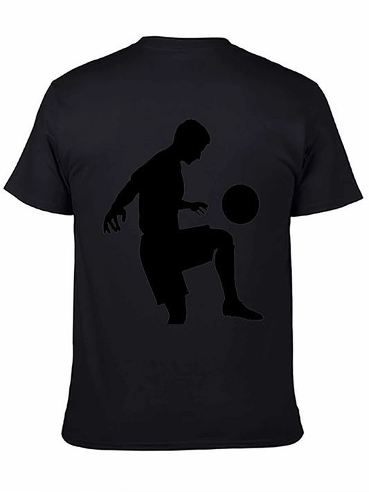 Soccer Player Silhouette Graphic Tee