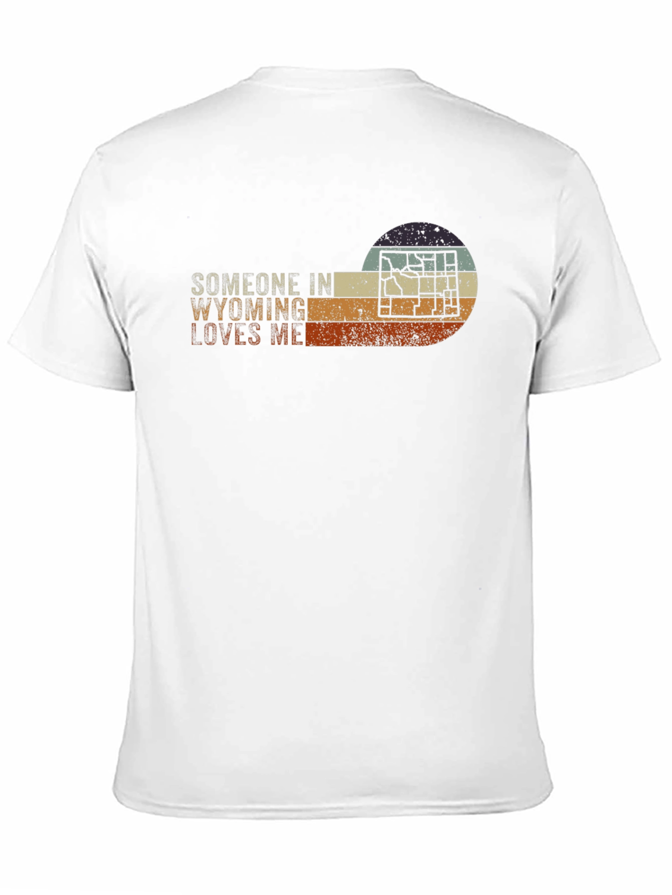 Wyoming Loves Me Retro T-Shirt