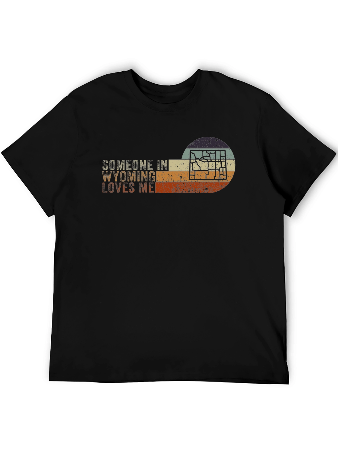 Wyoming Loves Me Retro T-Shirt