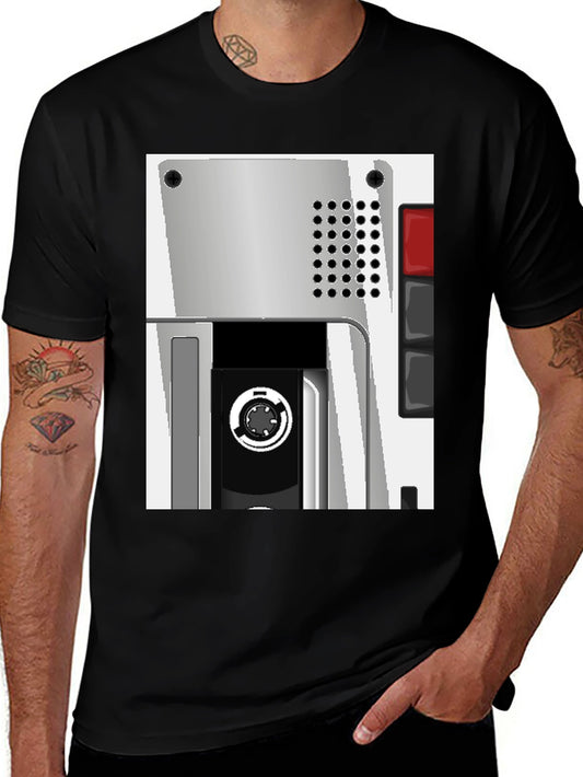 Retro Cassette Player Graphic T-Shirt - Vintage Style Tee