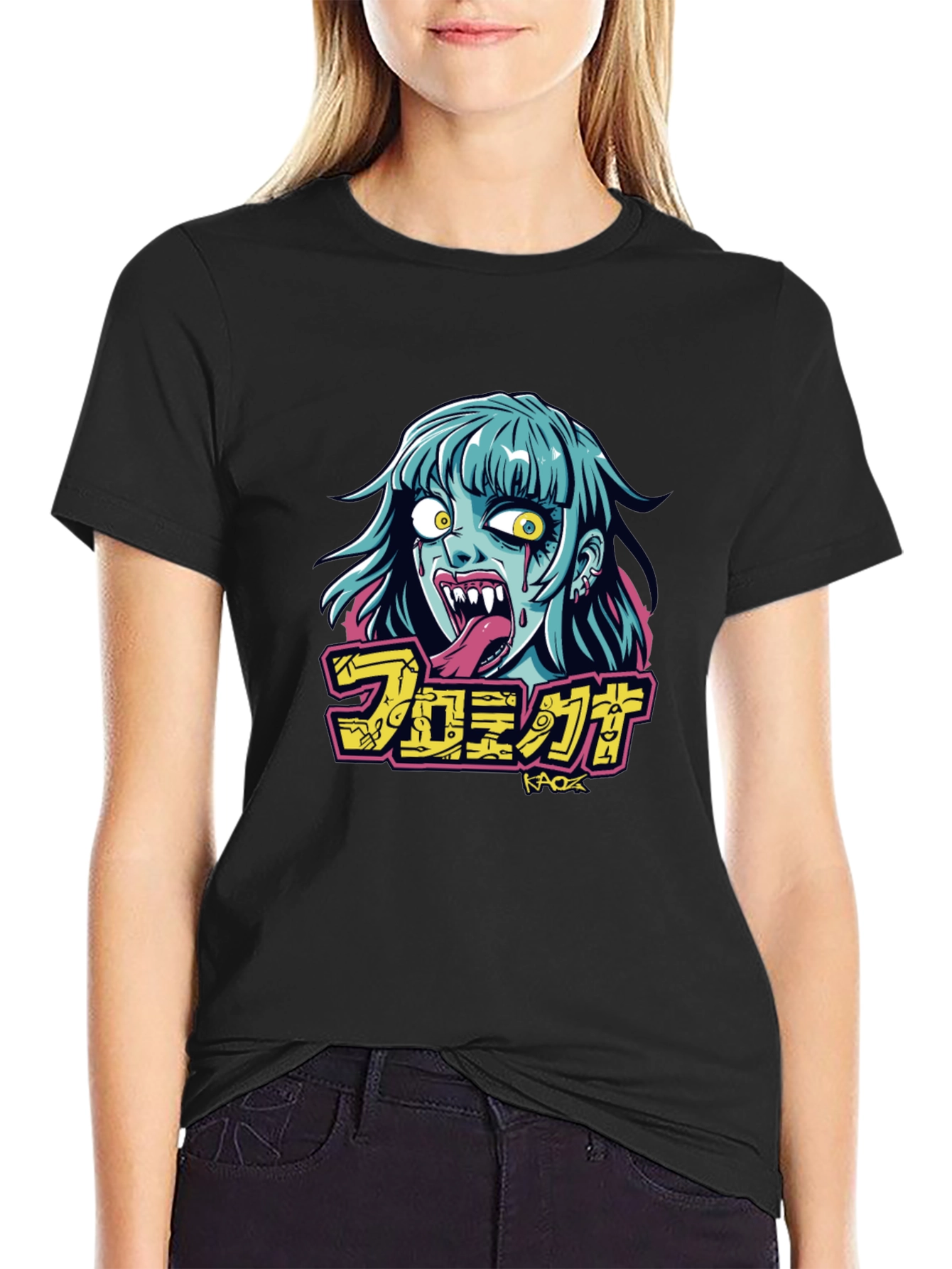 Zombie Graphic Tee - Black
