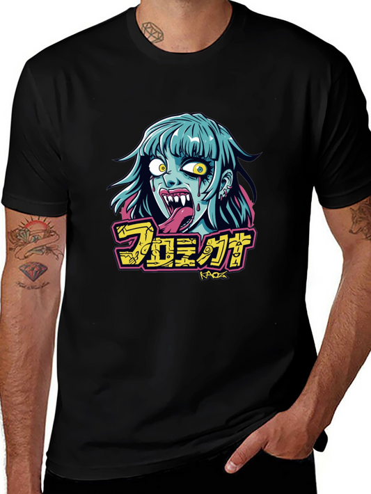 Zombie Graphic Tee - Black