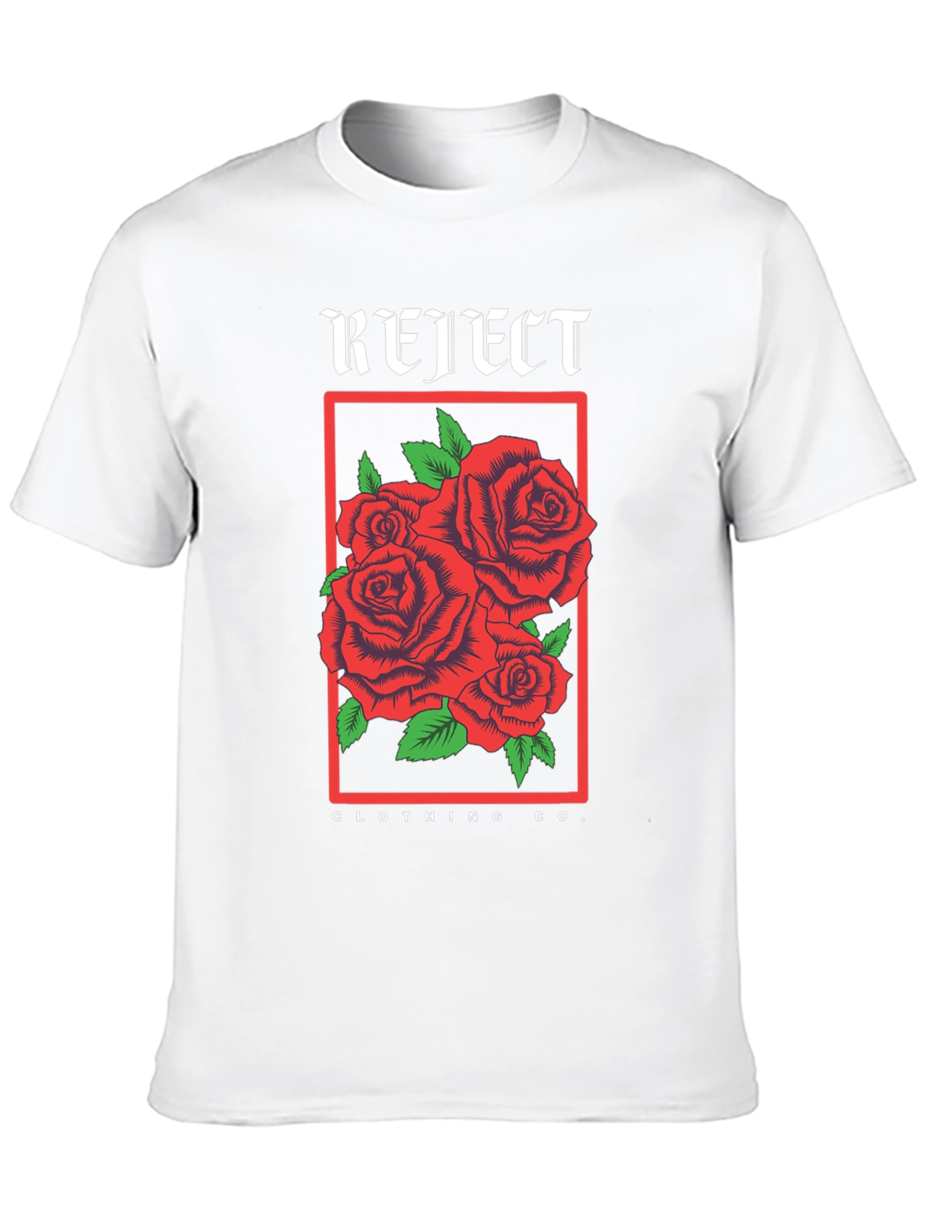 Reject Clothing Co. Roses Graphic Black T-Shirt