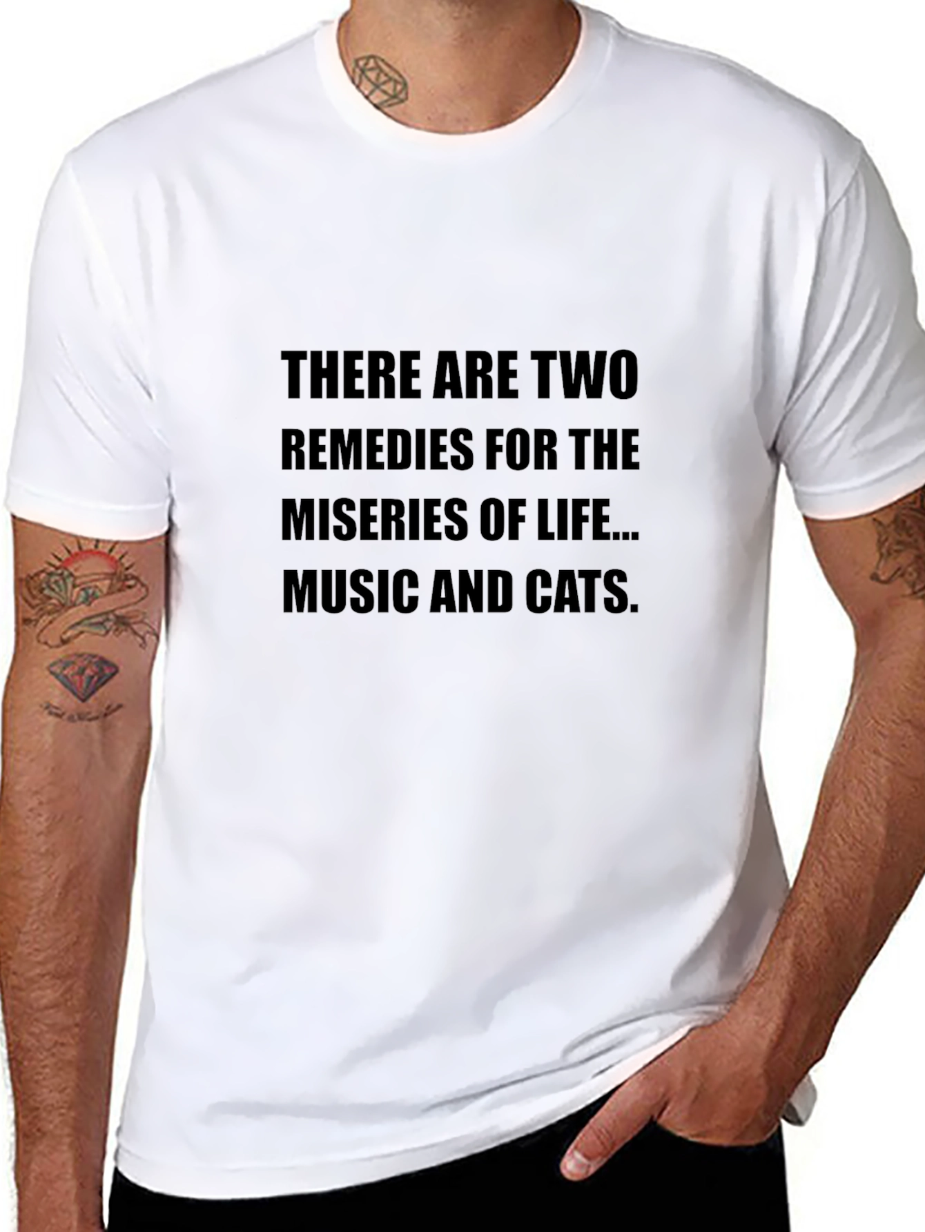 Music & Cats Remedy T-Shirt