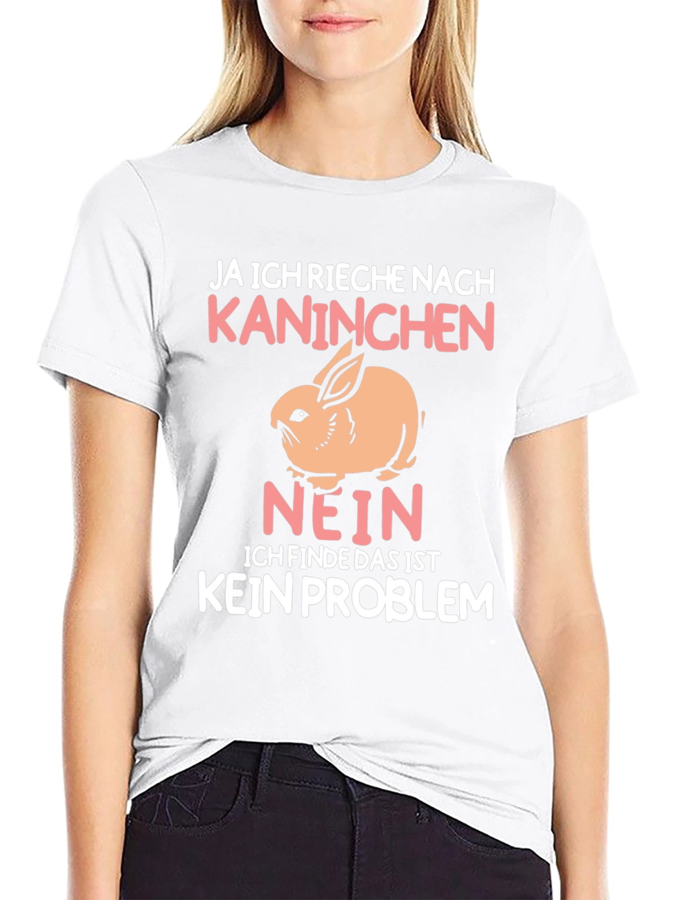 Rabbit Graphic T-Shirt - Ja Ich Rieche Nach Kaninchen