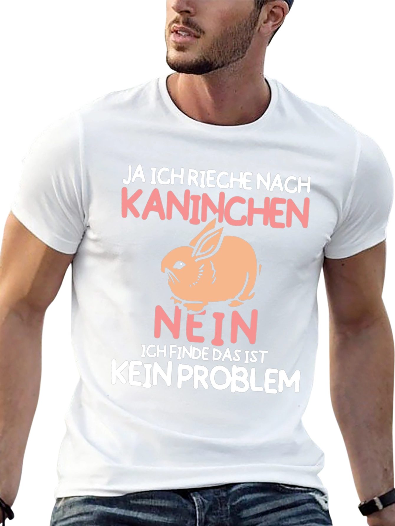 Rabbit Graphic T-Shirt - Ja Ich Rieche Nach Kaninchen