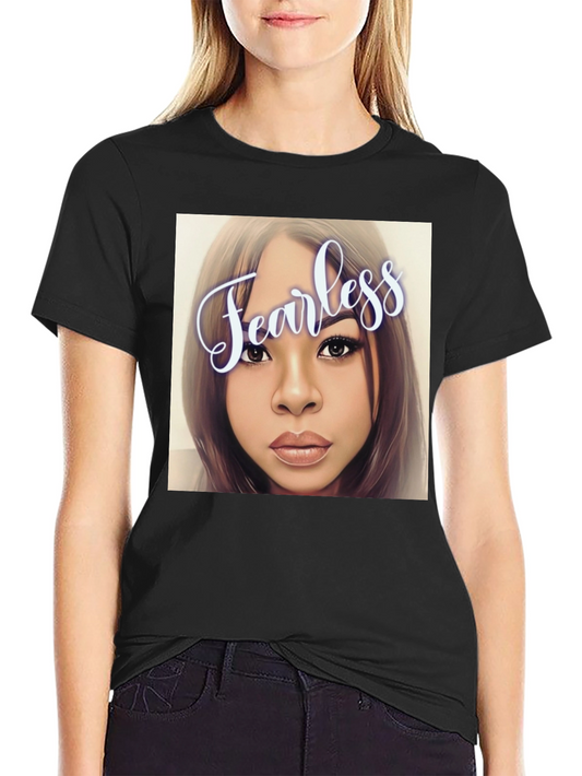 Fearless Graphic Print Crew Neck T-Shirt