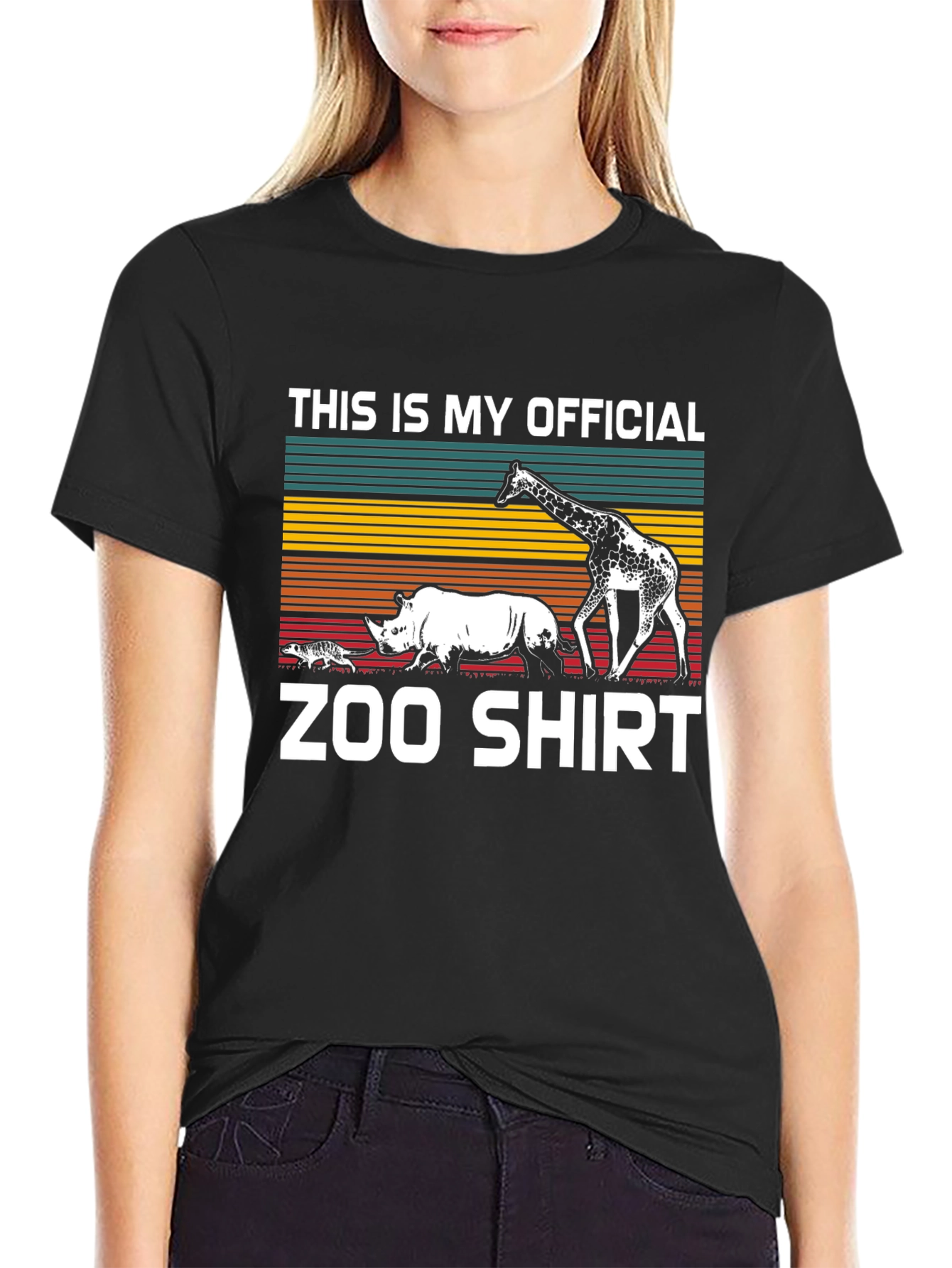 Zoo Animal Graphic T-Shirt