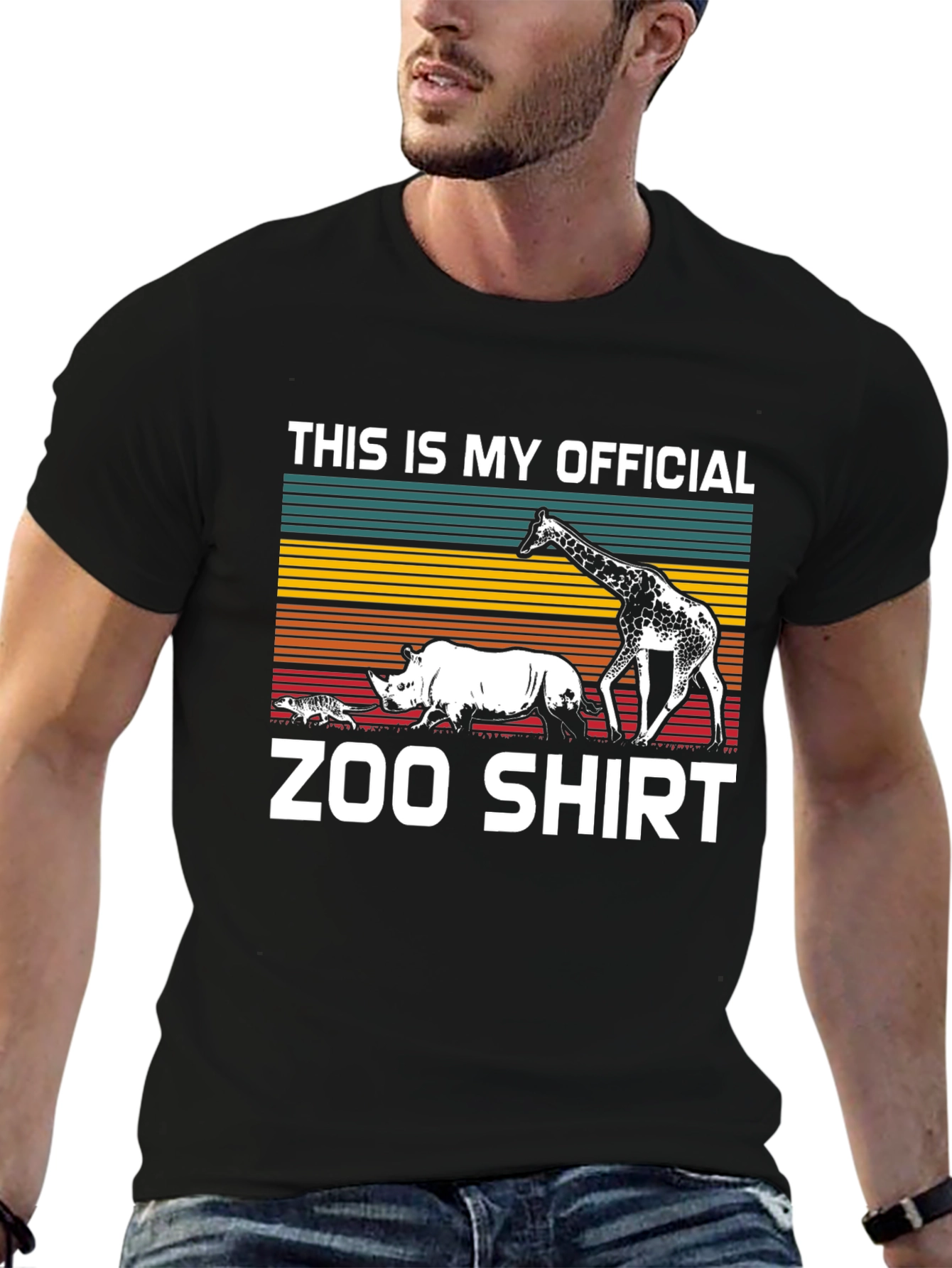 Zoo Animal Graphic T-Shirt