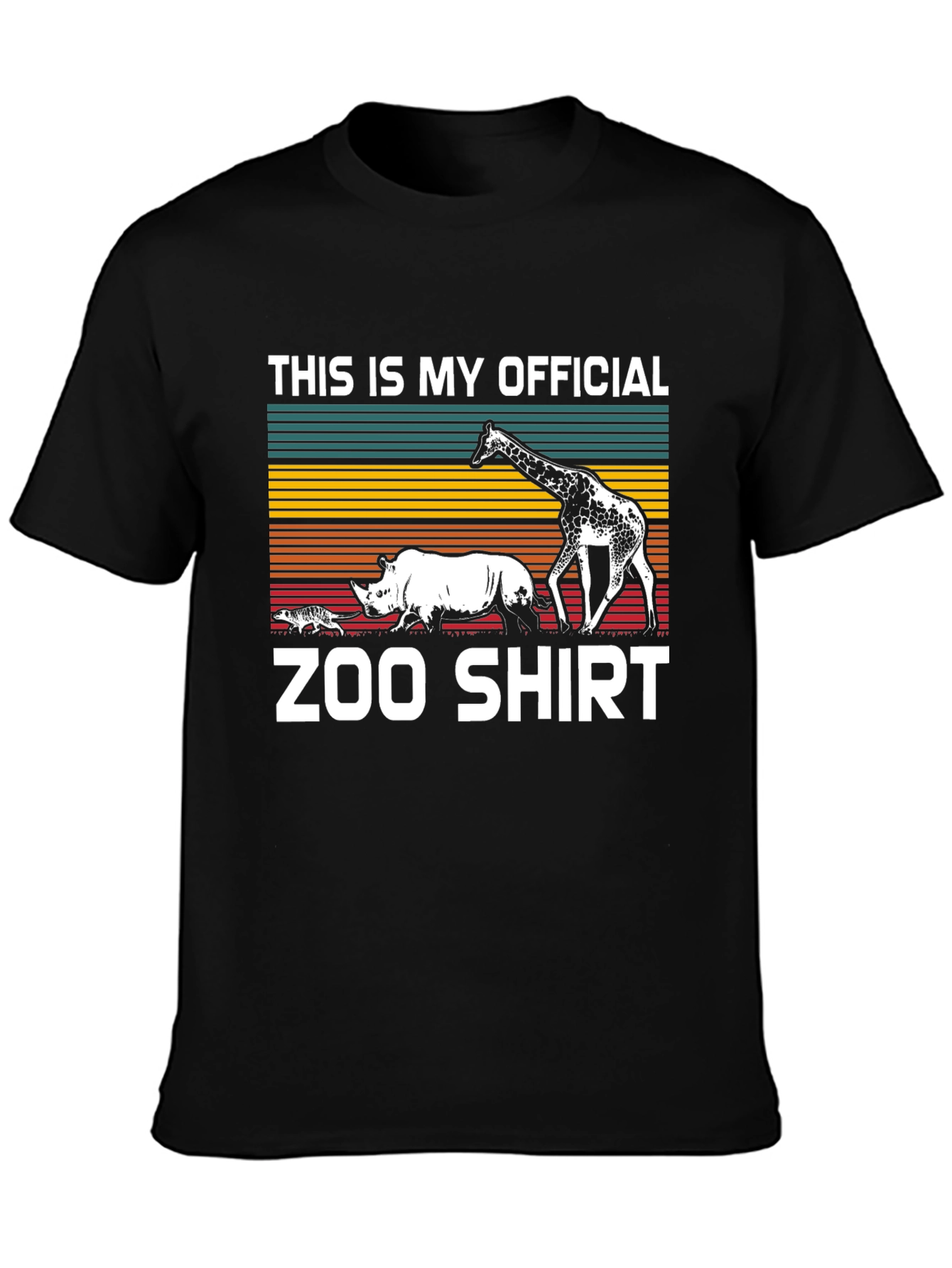 Zoo Animal Graphic T-Shirt