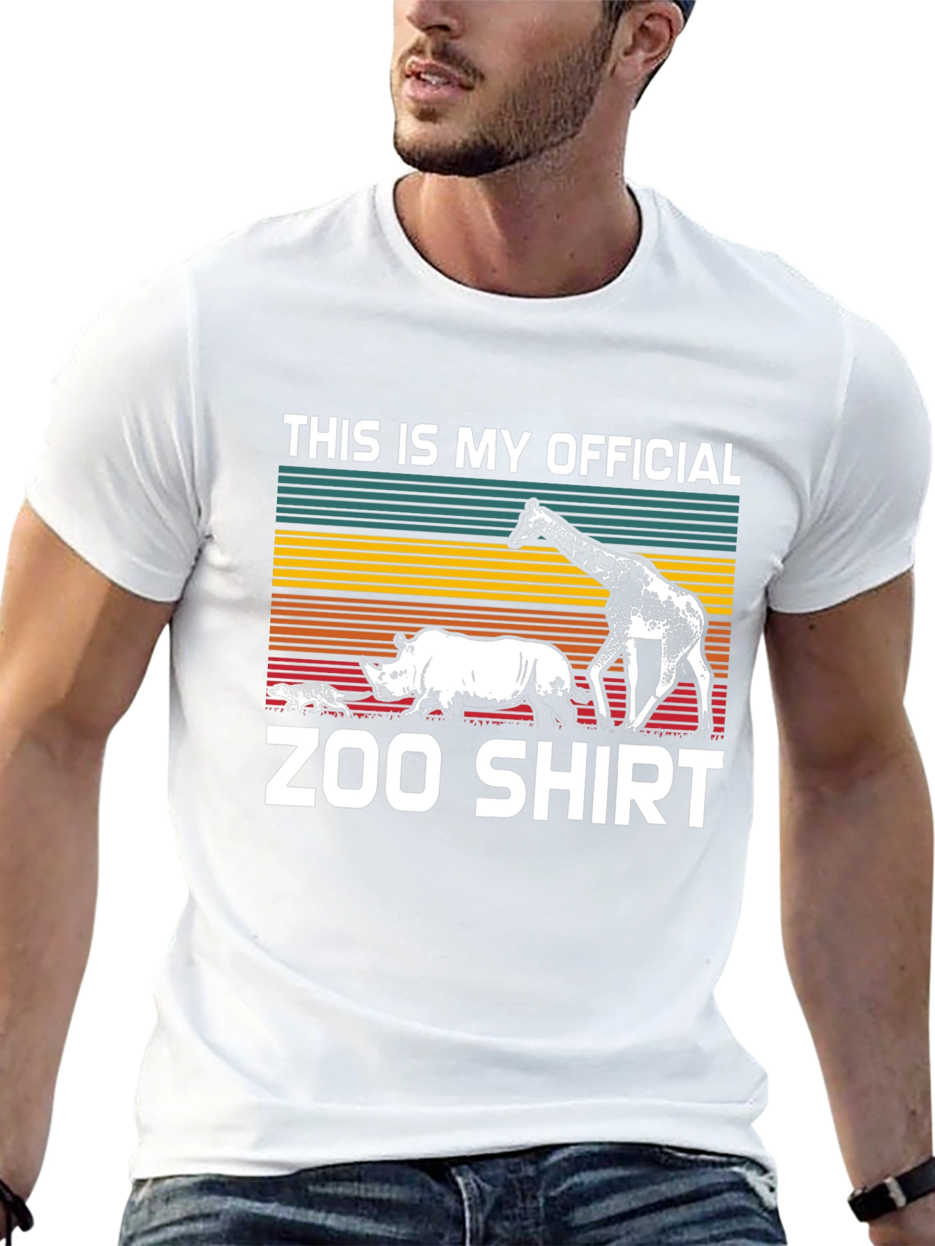 Zoo Animal Graphic T-Shirt