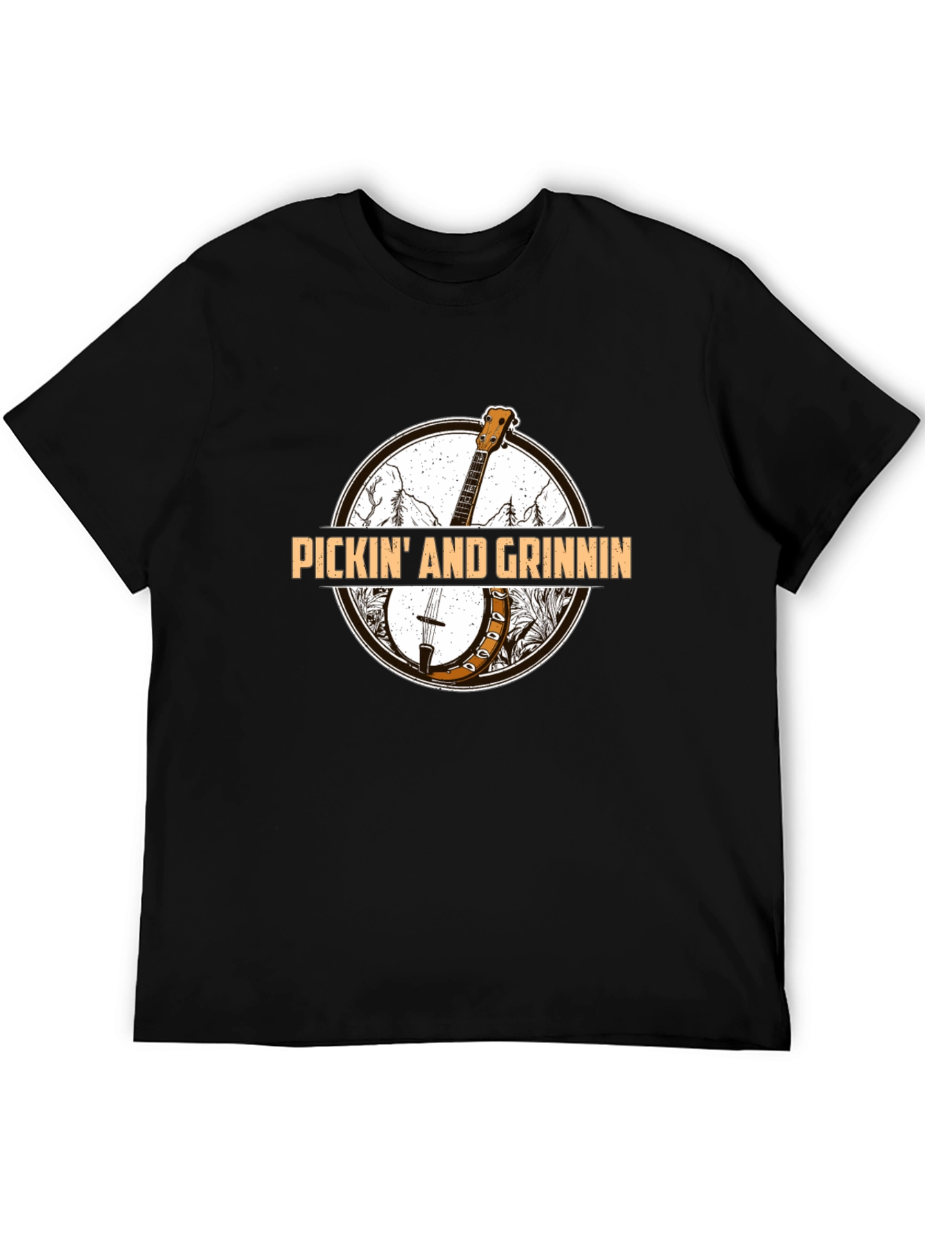 Pickin and Grinnin Banjo T-Shirt