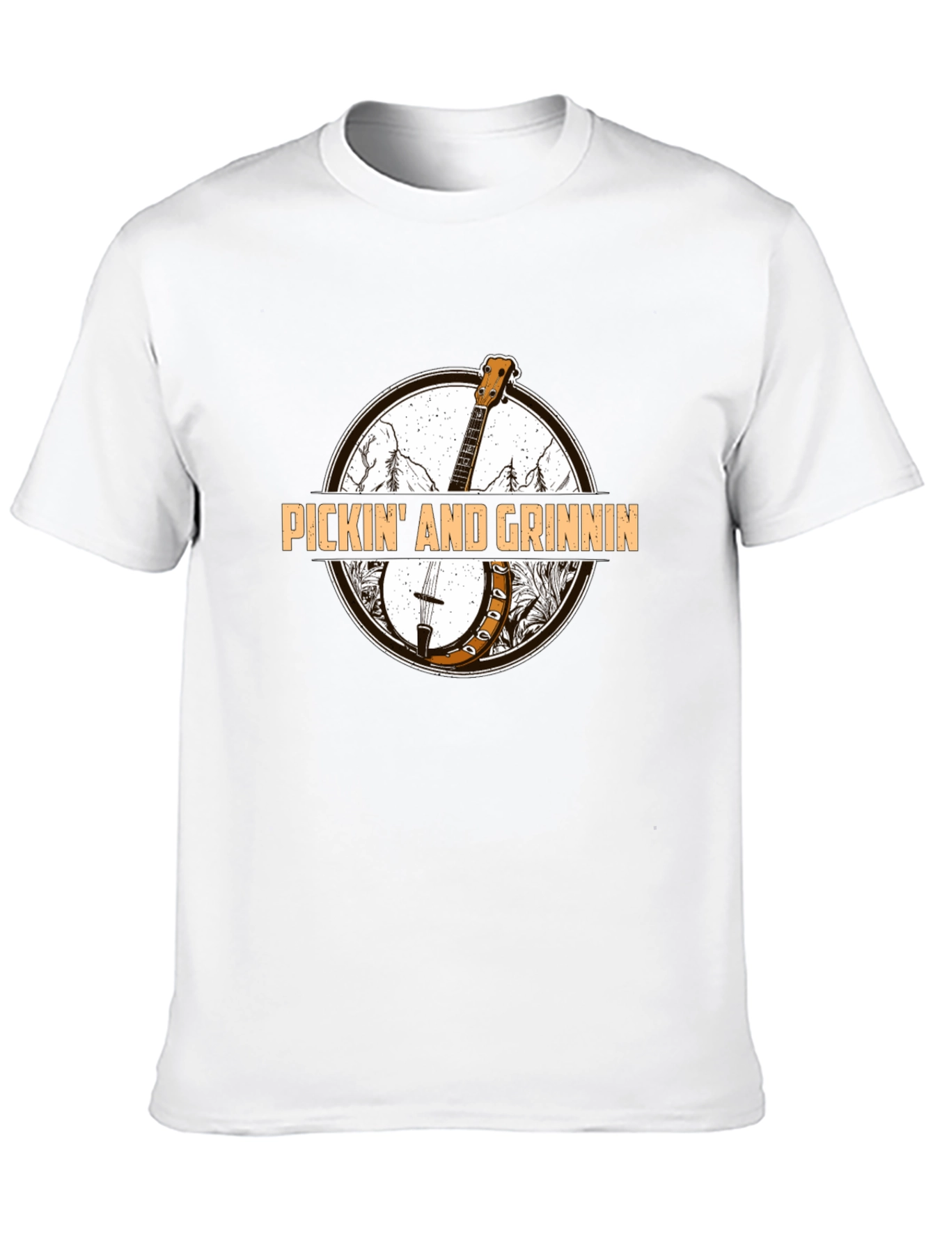 Pickin and Grinnin Banjo T-Shirt