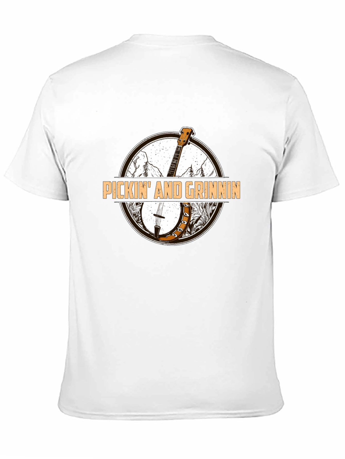 Pickin and Grinnin Banjo T-Shirt