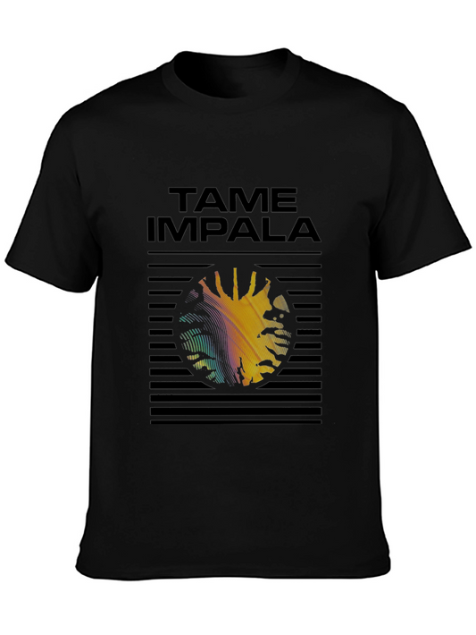 Tame Impala Graphic Print Black T-Shirt