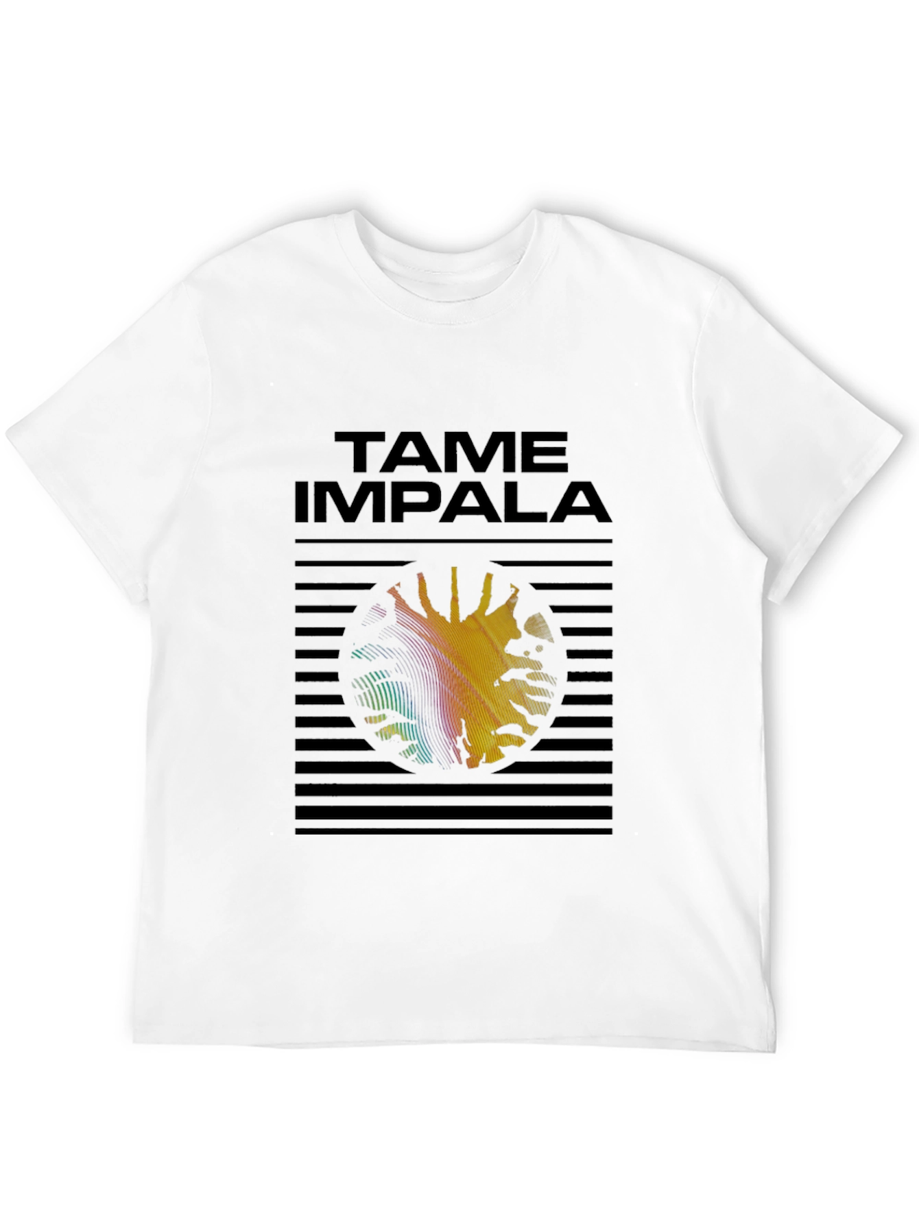 Tame Impala Graphic Print Black T-Shirt