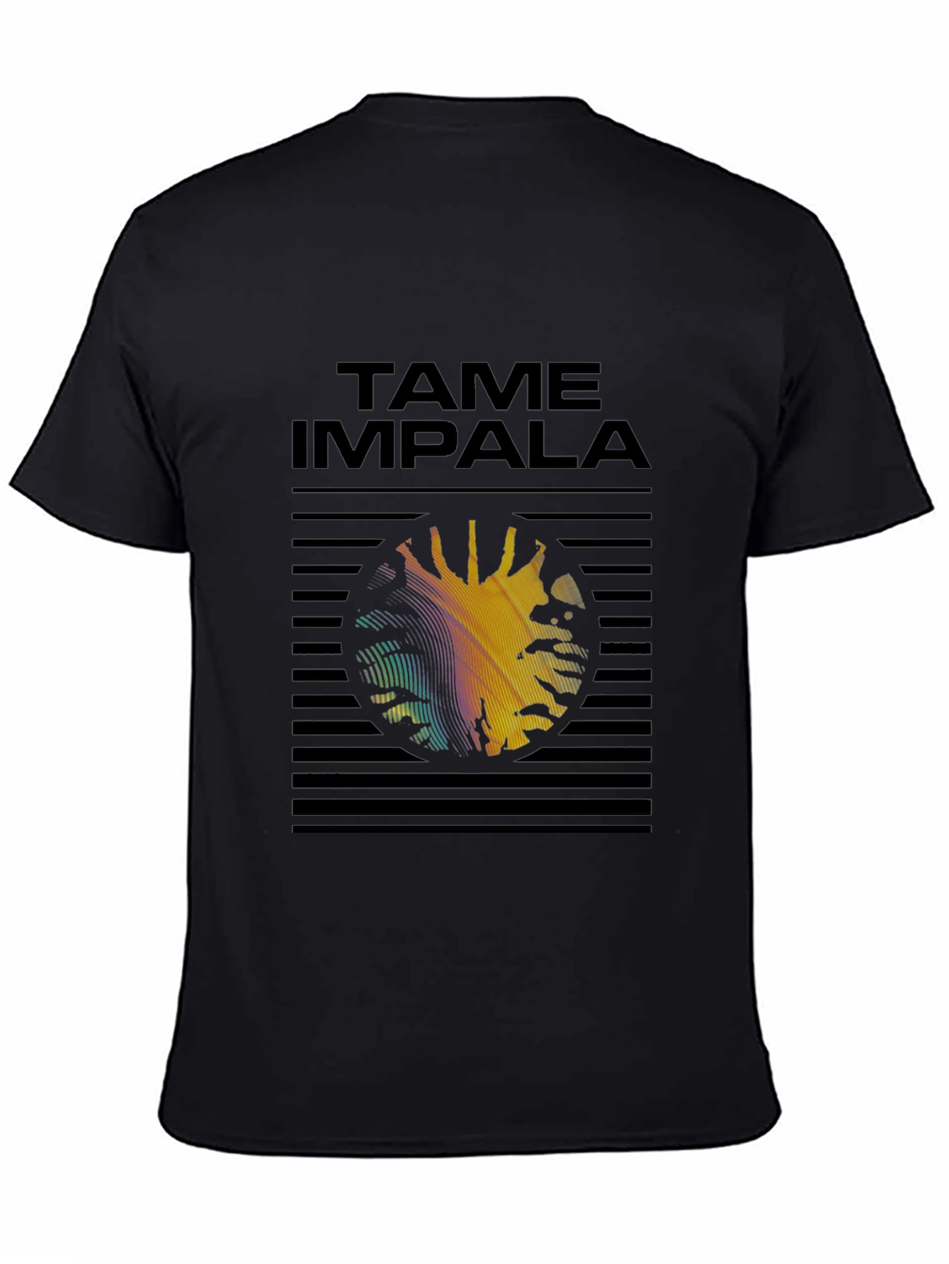 Tame Impala Graphic Print Black T-Shirt