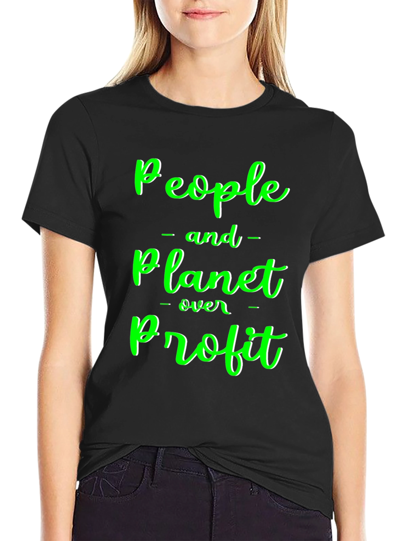 People Planet Over Profit T-Shirt