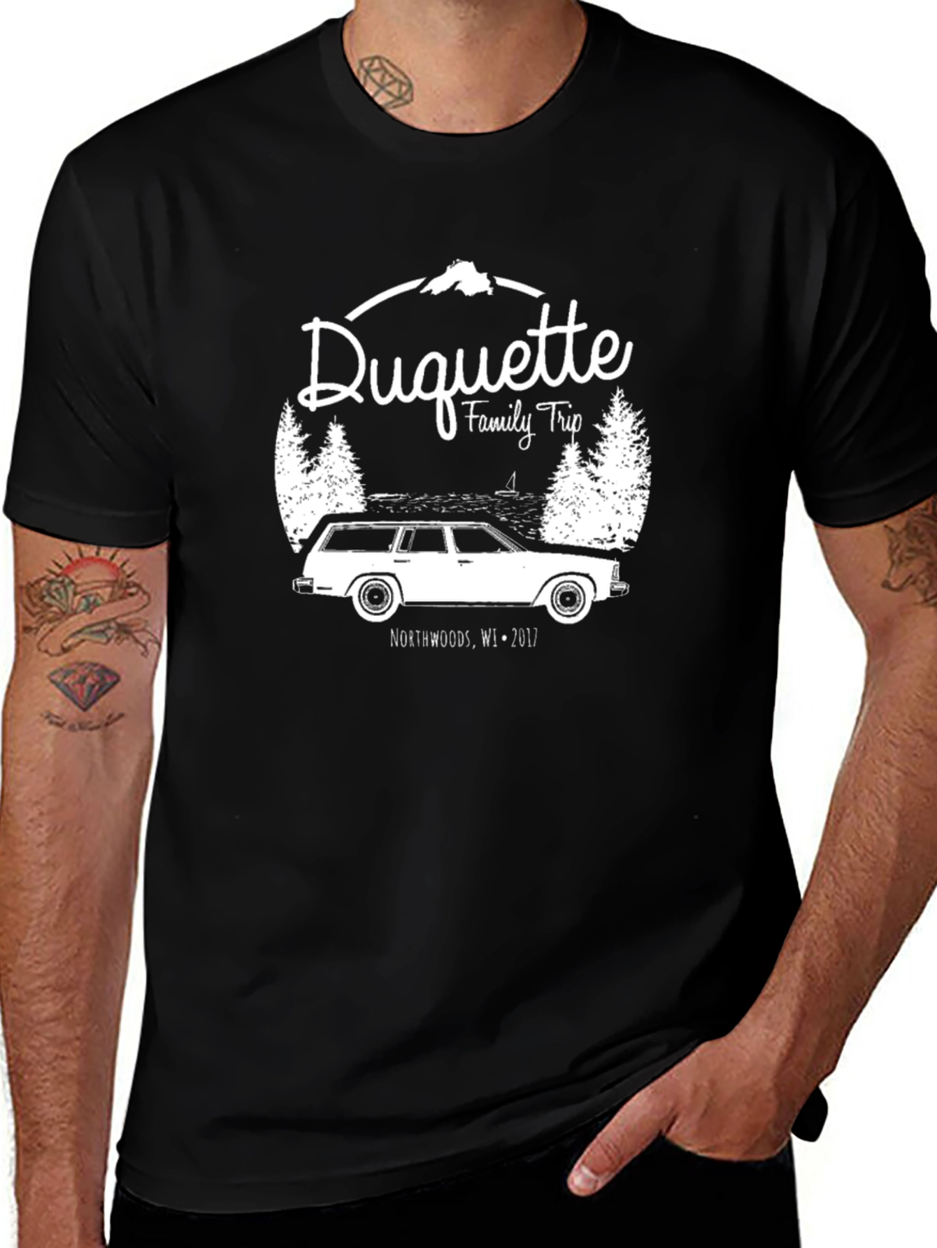 Duquette Family Trip T-Shirt Northwoods WI 2017