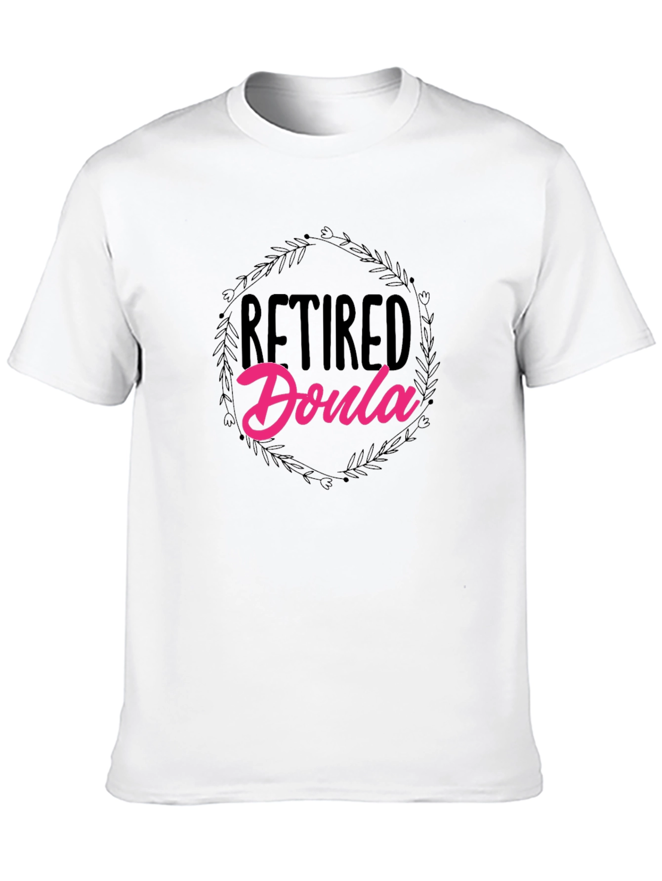 Retired Doula Black T-Shirt