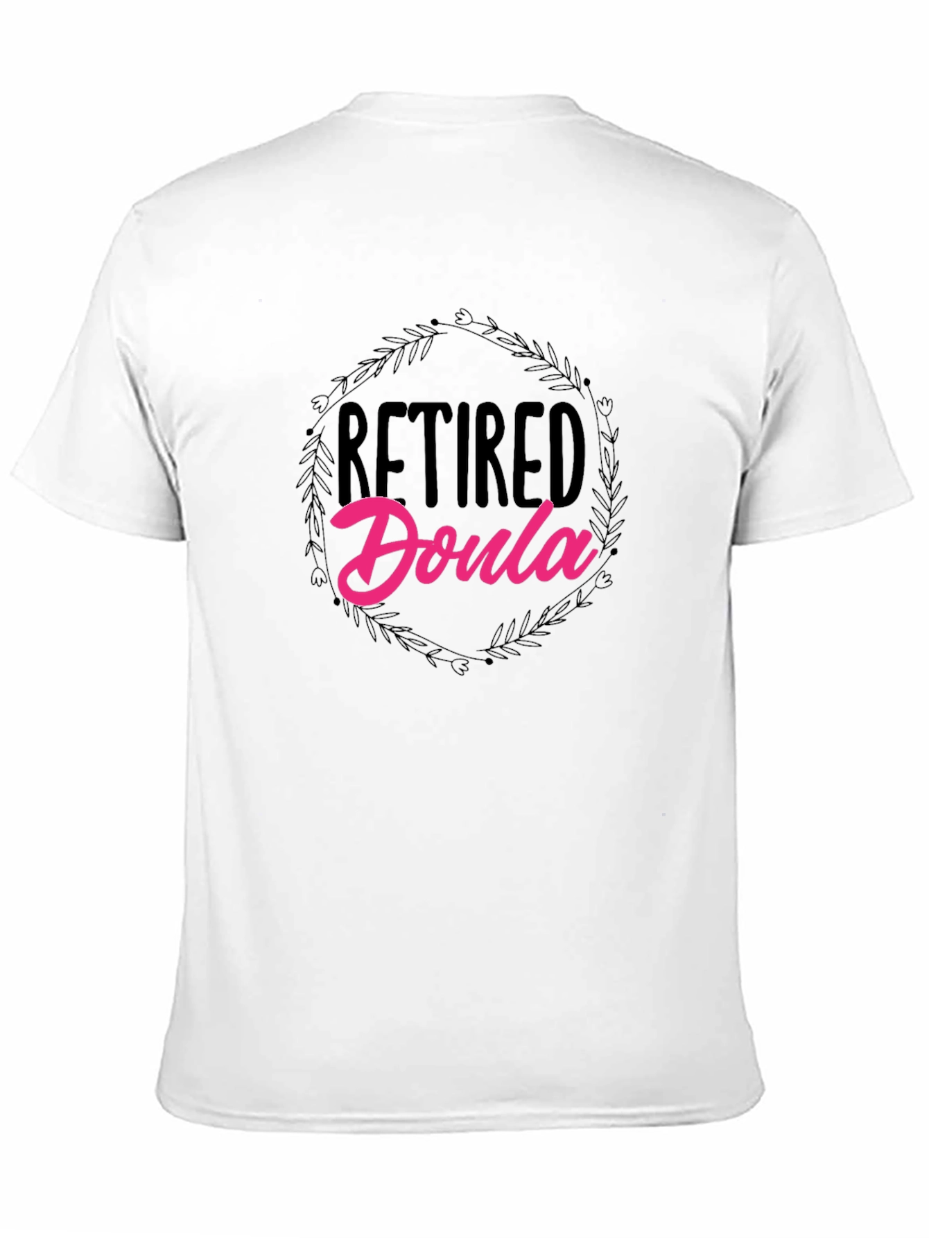 Retired Doula Black T-Shirt