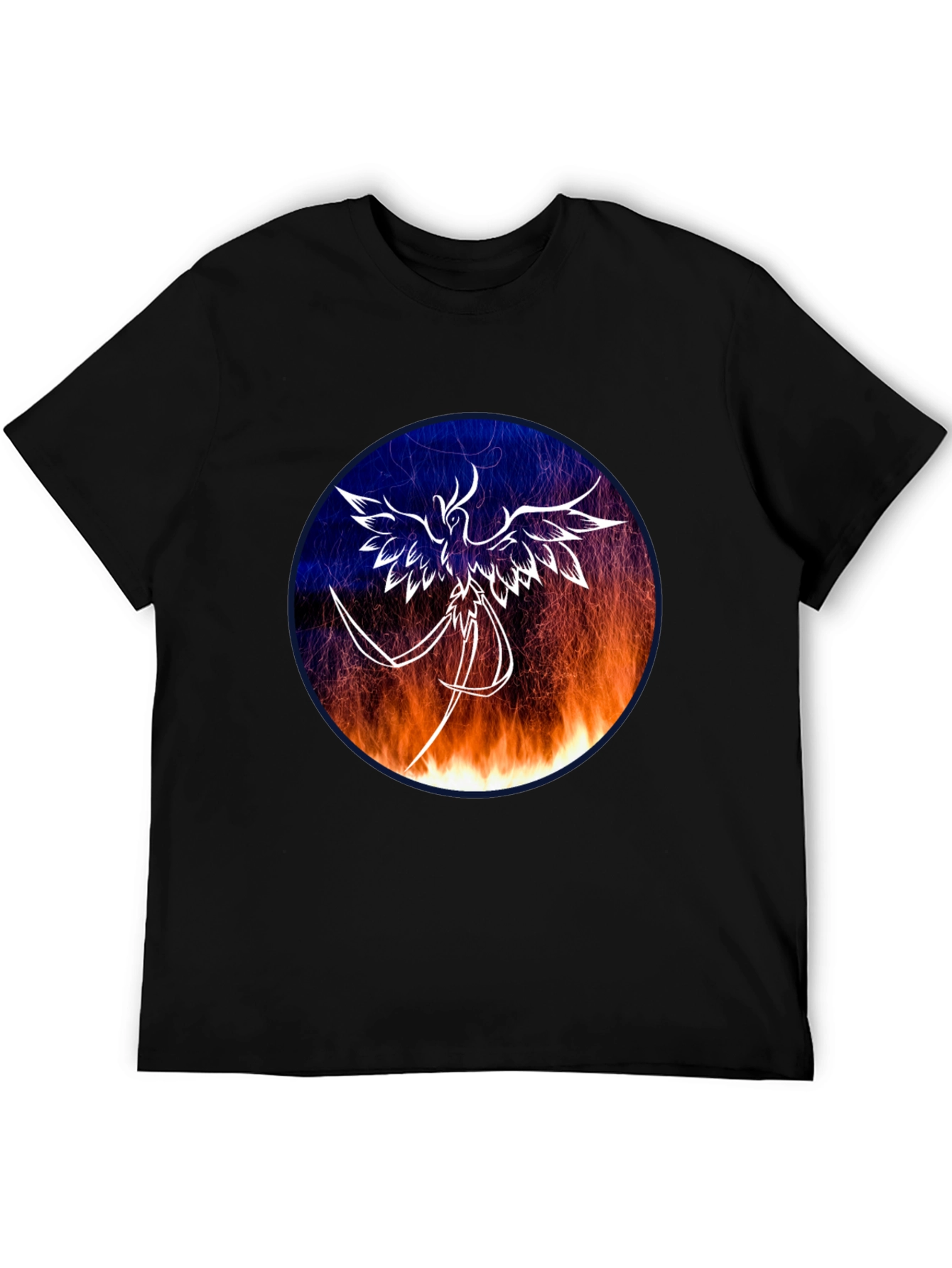 Phoenix Graphic Tee - Mens Black T-Shirt