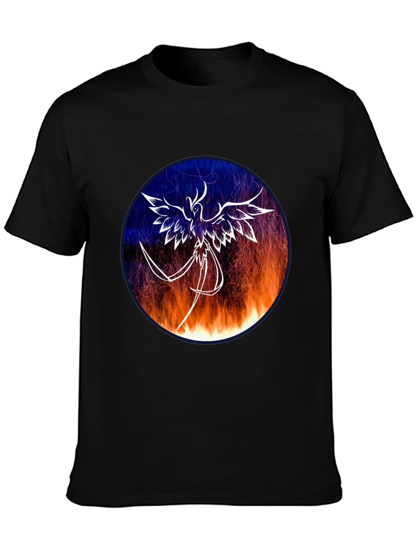 Phoenix Graphic Tee - Mens Black T-Shirt