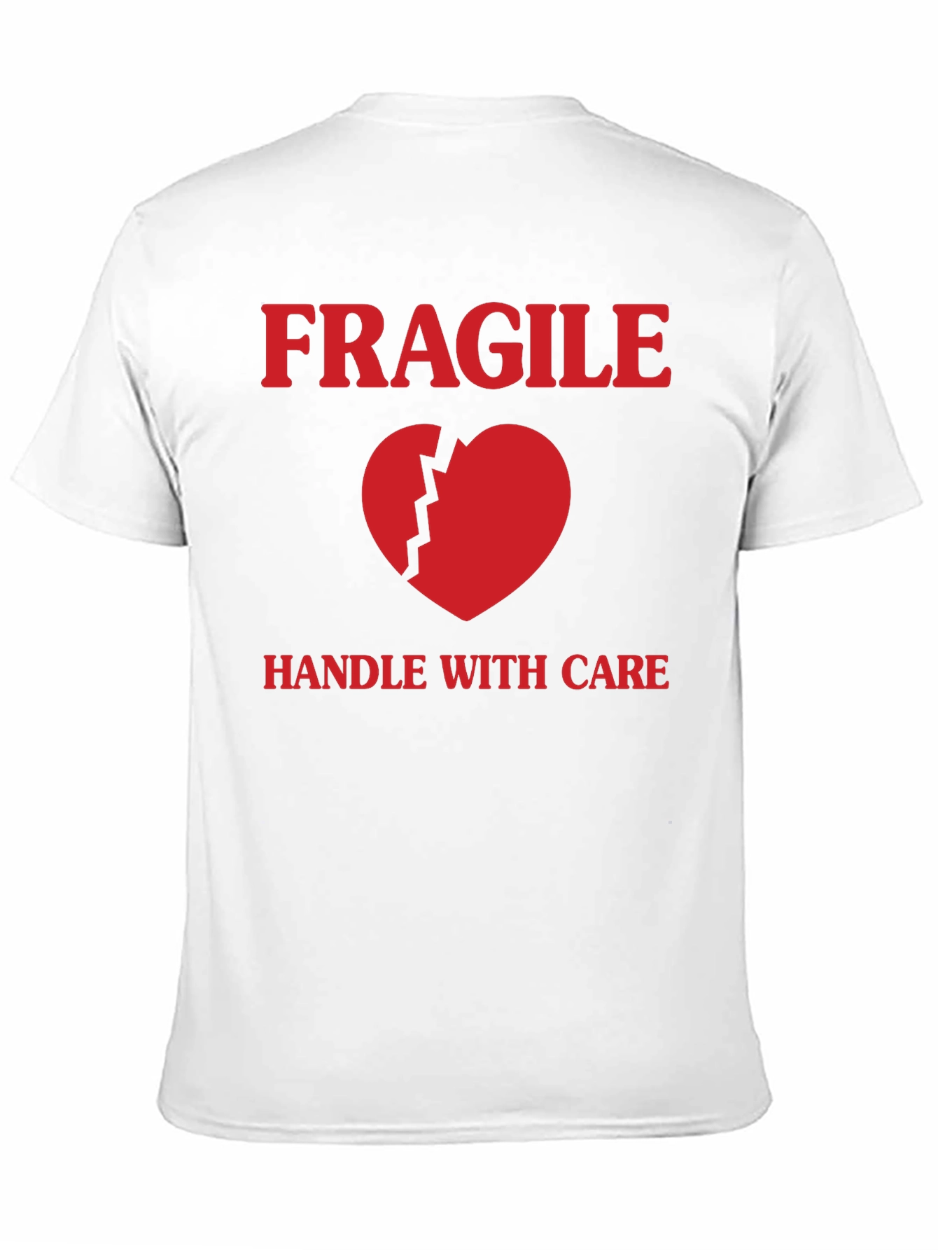 Fragile Heart Graphic T-Shirt - Handle With Care