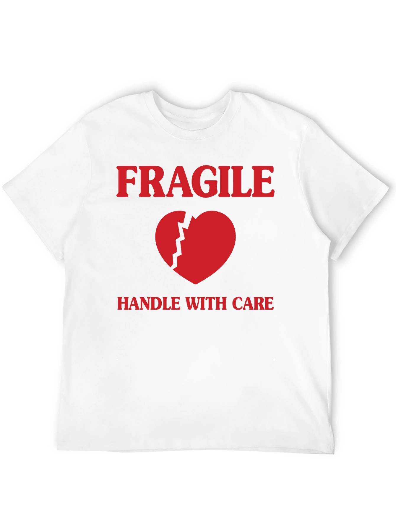 Fragile Heart Graphic T-Shirt - Handle With Care