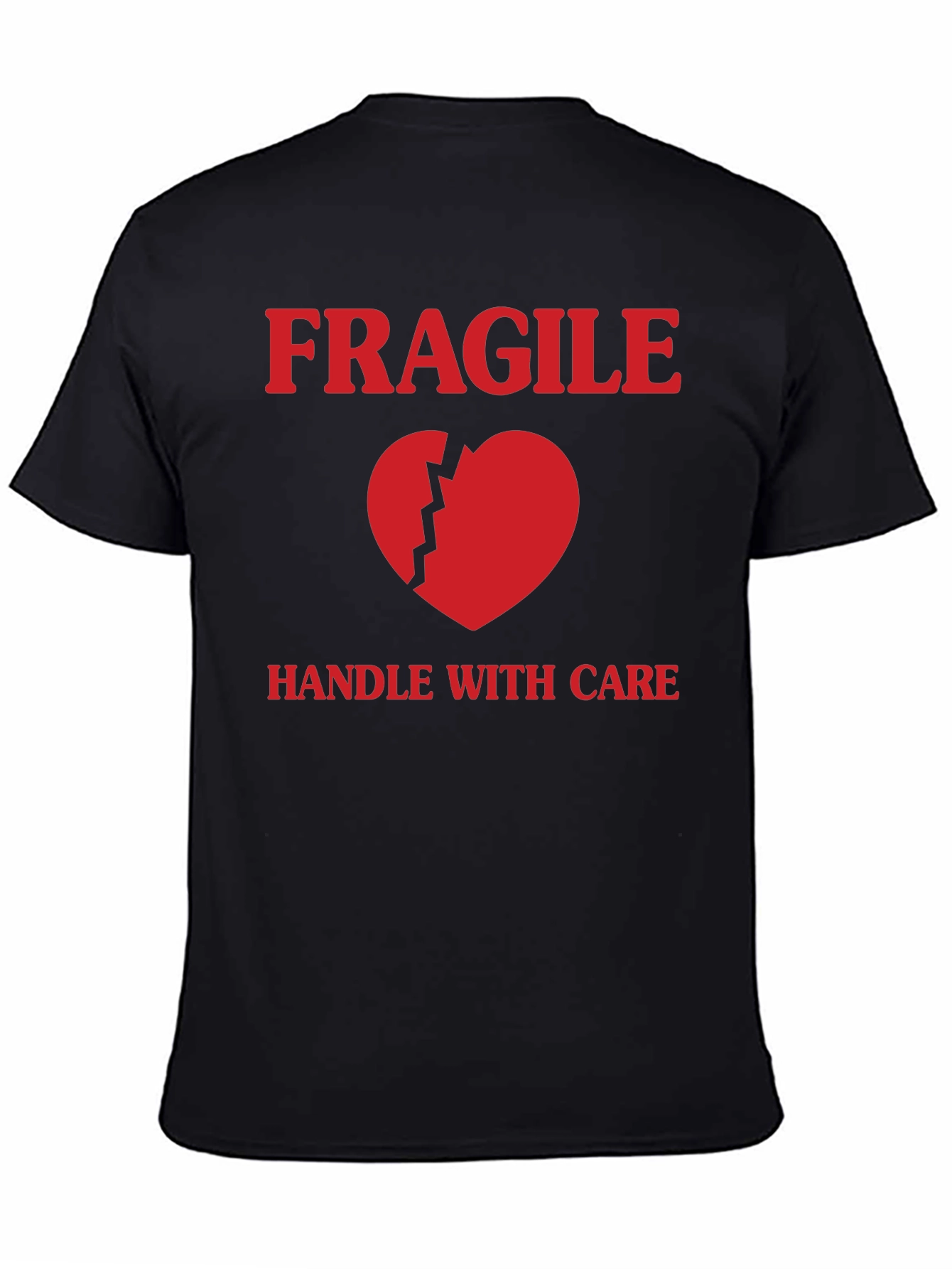 Fragile Heart Graphic T-Shirt - Handle With Care