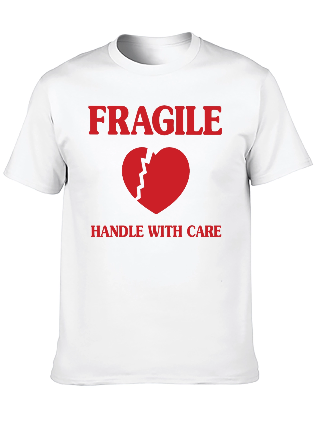 Fragile Heart Graphic T-Shirt - Handle With Care