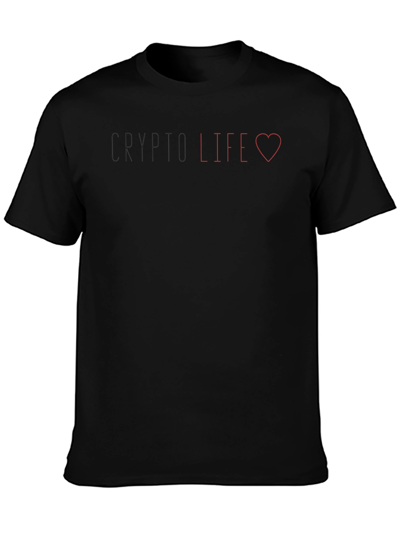 Crypto Life T-Shirt - Bitcoin Lover Tee